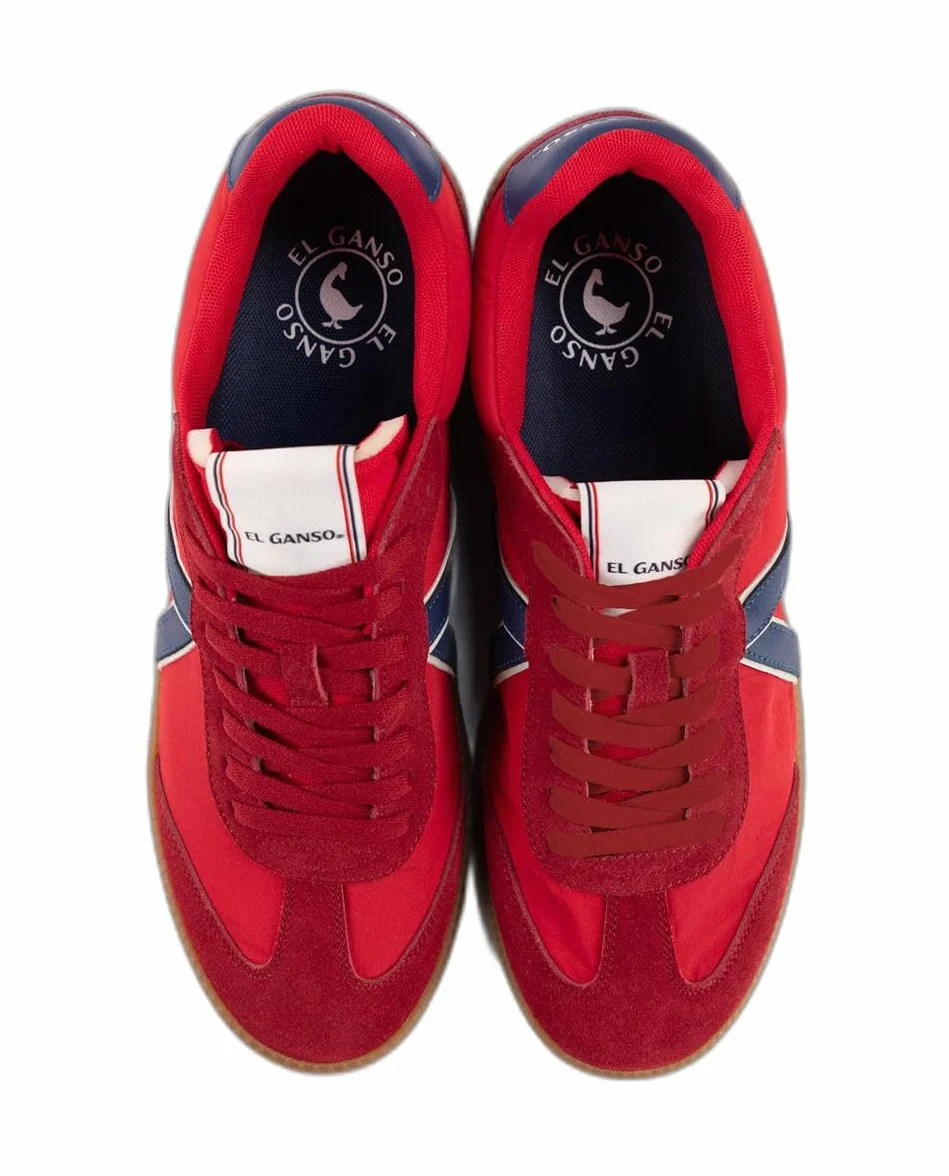 El Ganso Zapatilla Setentera Nylon Granate
