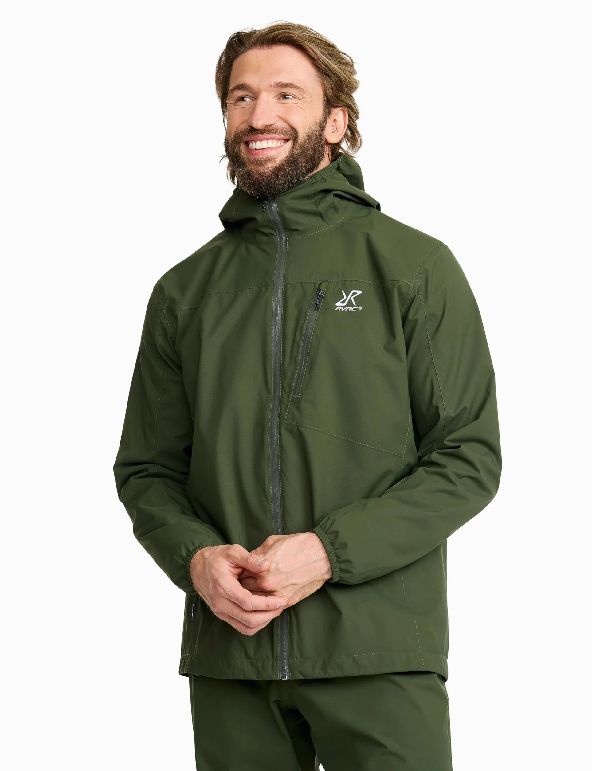 RevolutionRace Vector 2L Jacket para Hombre, Chaqueta Impermeable y Cortaviento para Senderismo