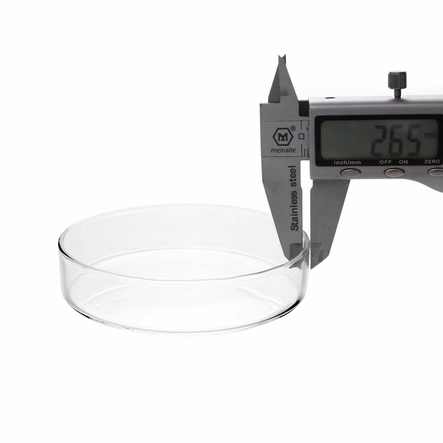 QWORK Placas de Petri de Vidrio Borosilicato 90mm x 20mm 5 Piezas