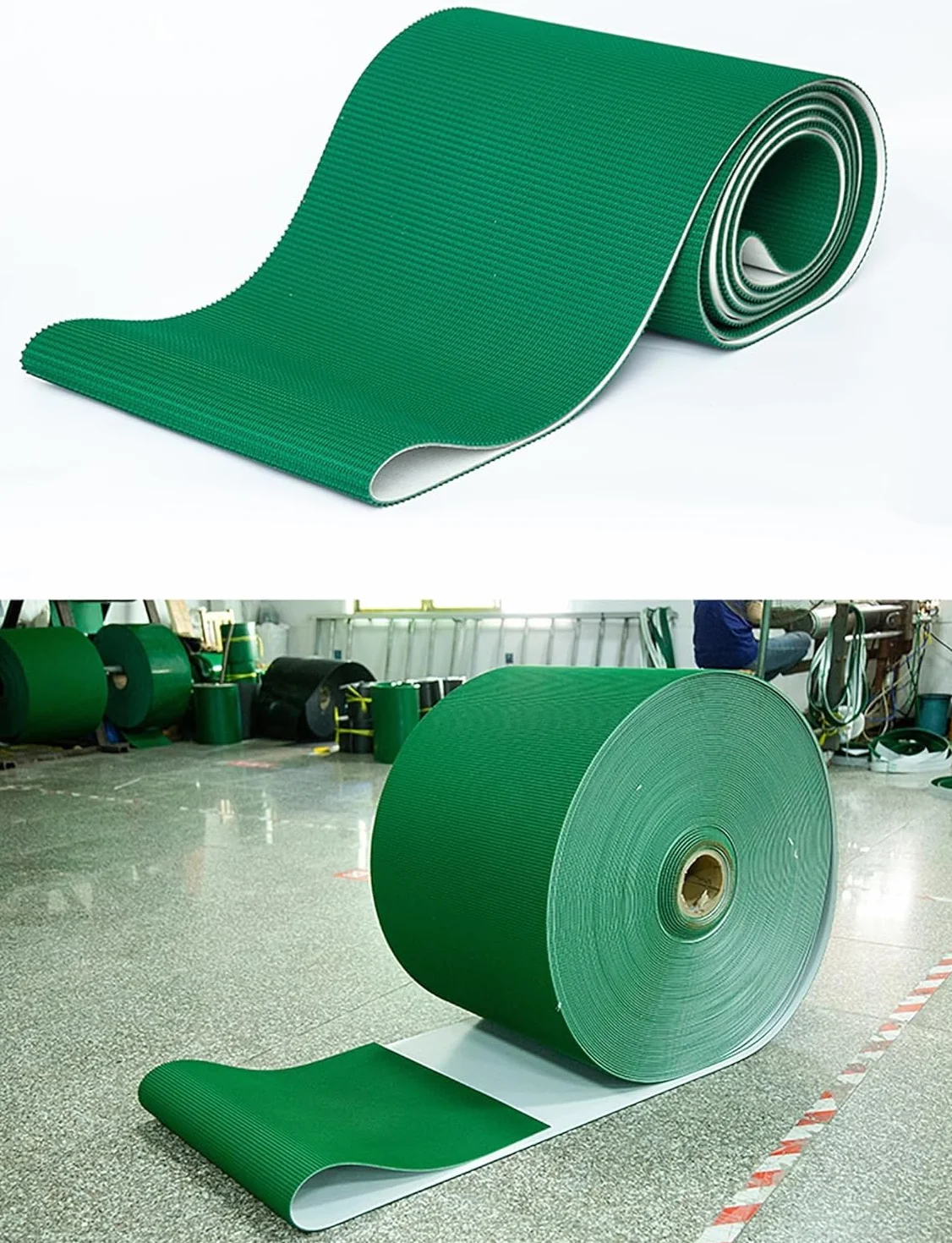 PVC Ligeras Bandas transportadoras industriales 135x28cm