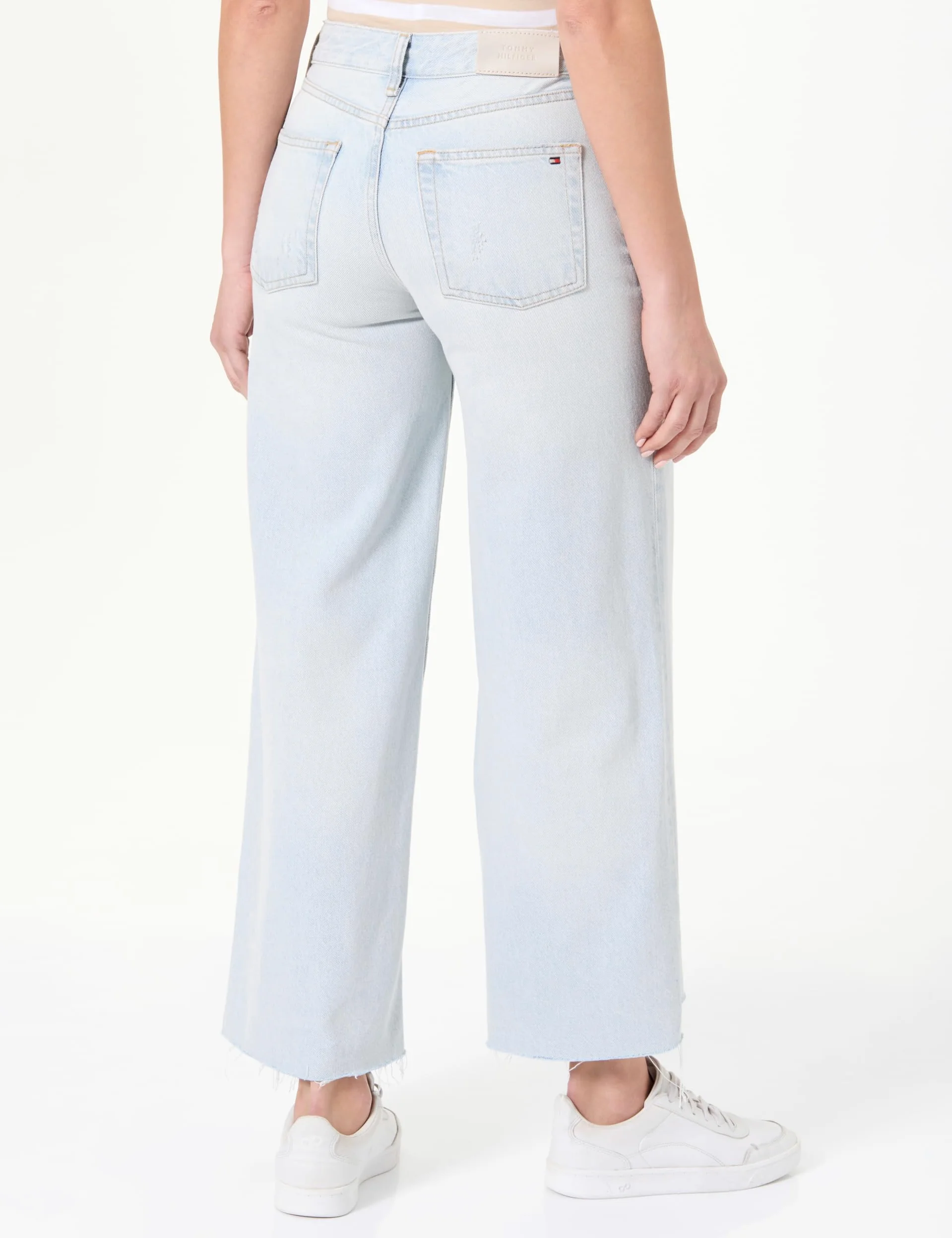 Tommy Hilfiger Vaqueros Mujer Wide Leg Sky Talle Medio