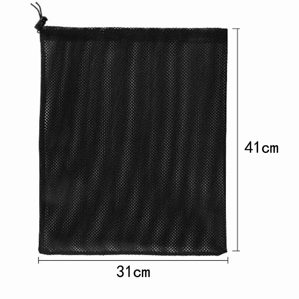 Bolsa de filtro de bomba de estanque 41x31 cm negro