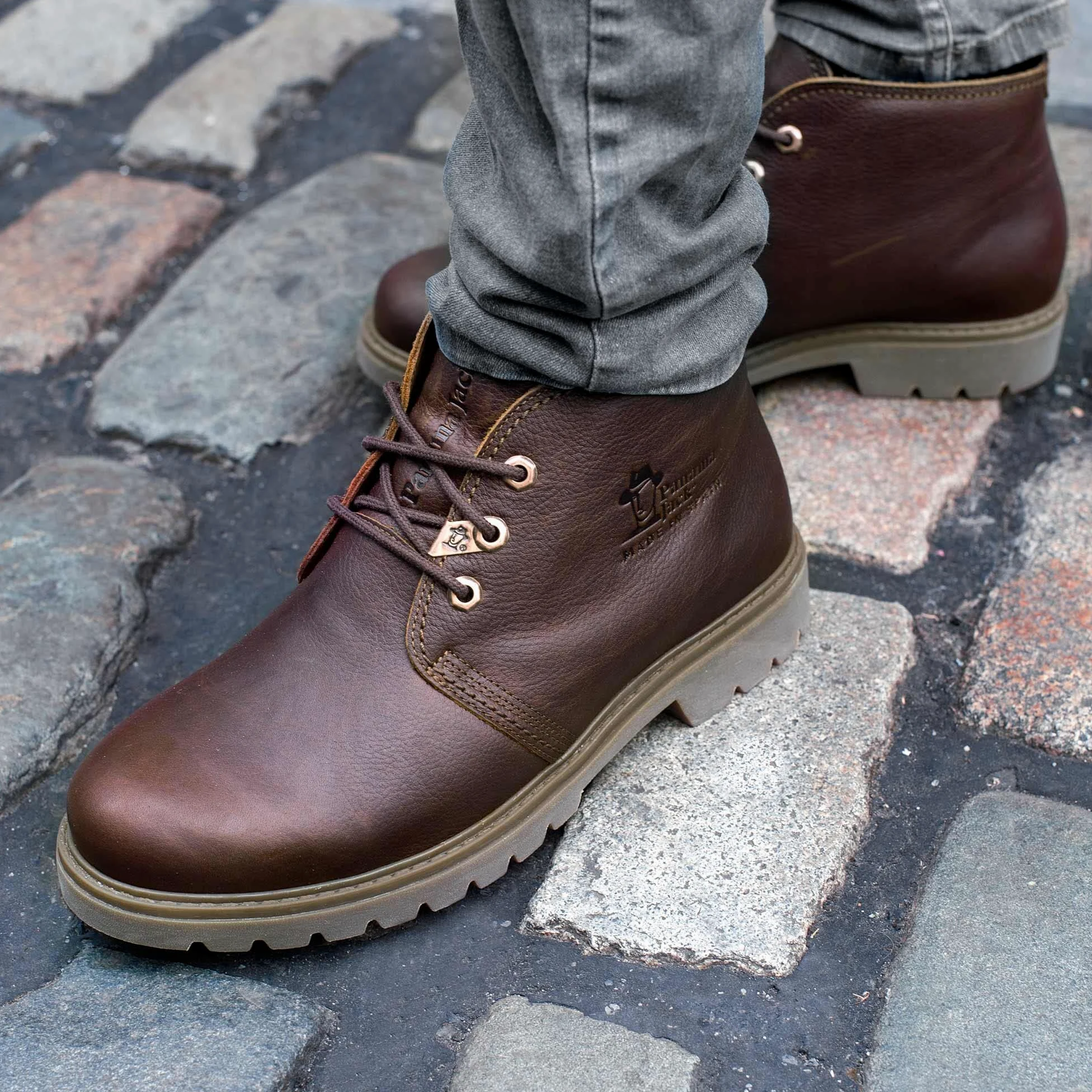 Panama Jack Bota Panama - Zapatos de Cordones Brogue Mujer