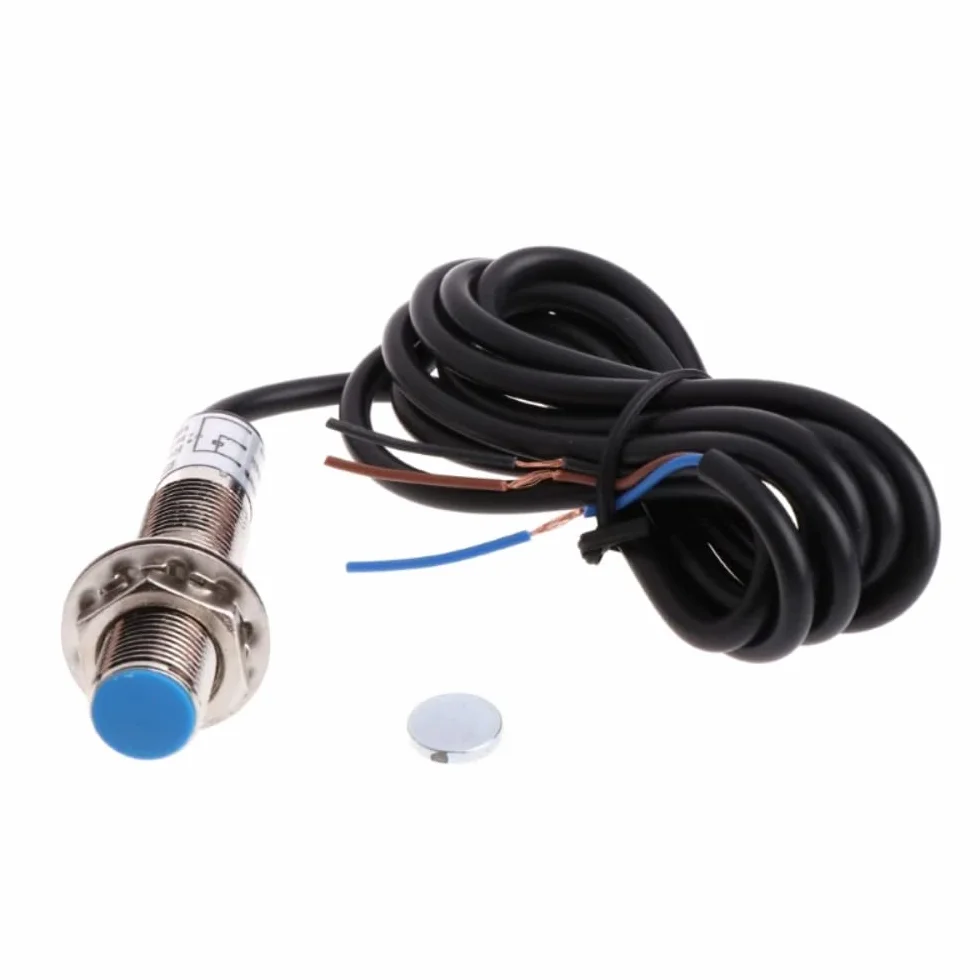 Contador LED digital de RPM DC 8-24V con sensor Hall NPN 10-9999RPM