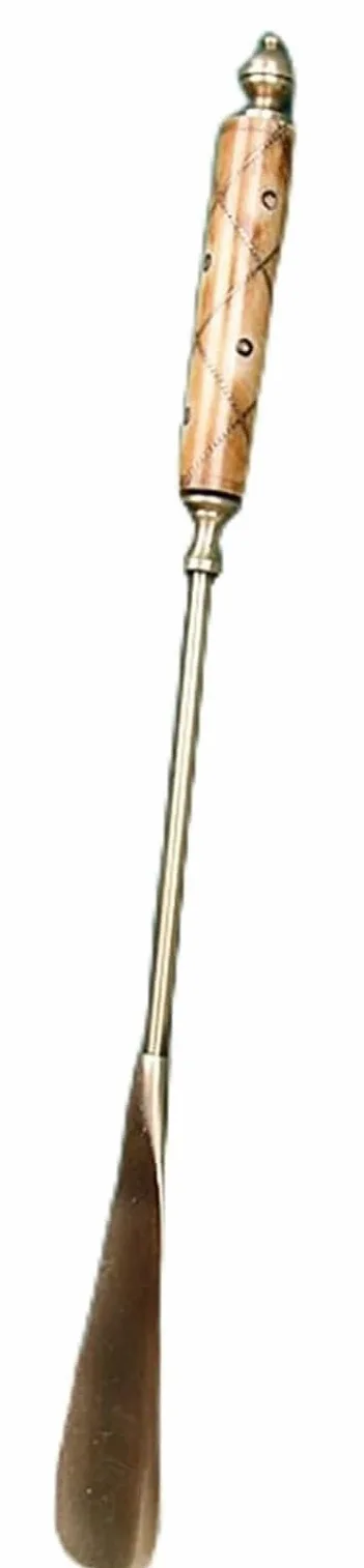 Calzador, Calzador de metal, Calzador largo, Calzador, Calzador, Calzador de 16,5 pulgadas, Calzador de mango largo, Calzador de metal for personas mayores con dolor de espalda