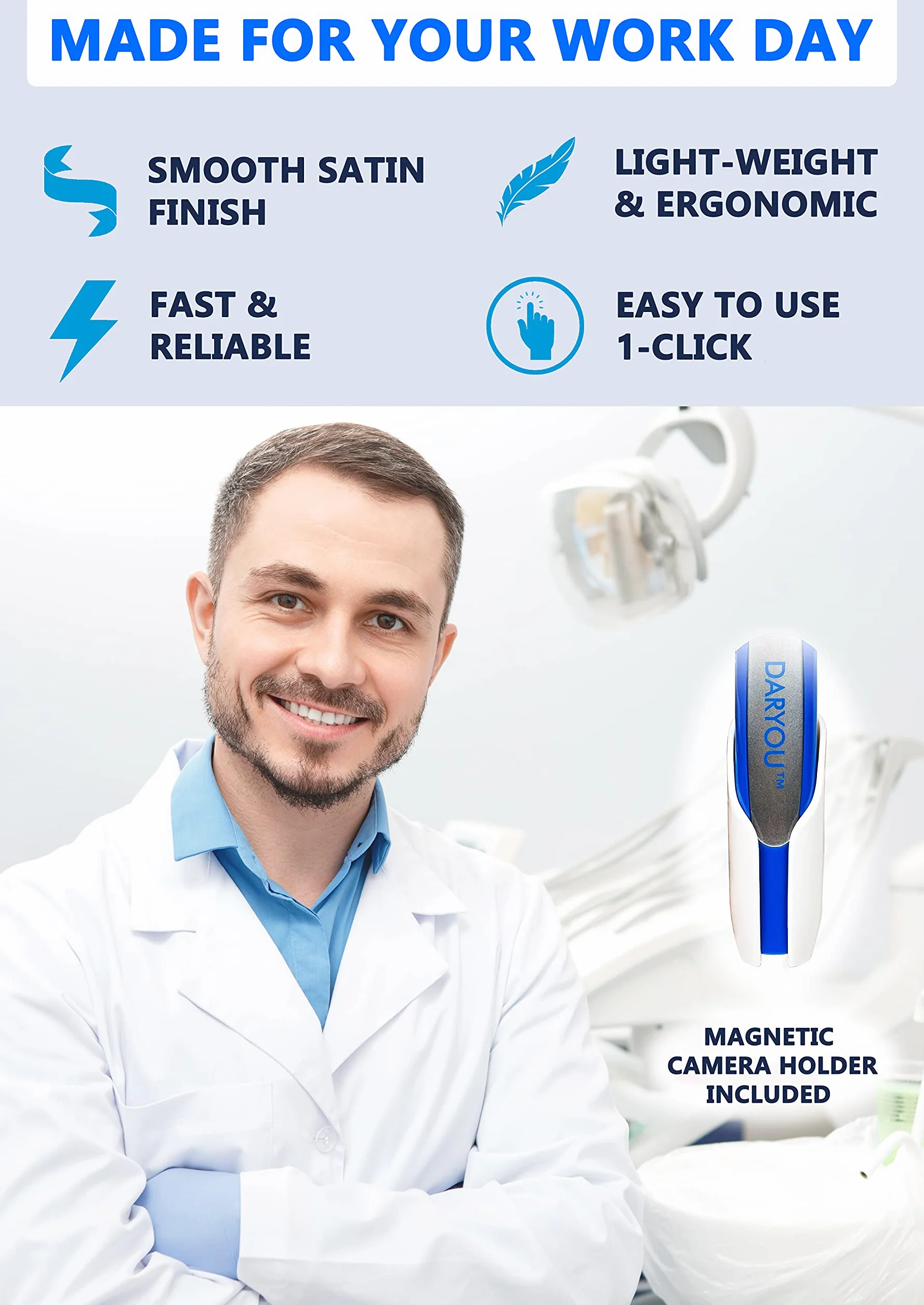 Cámara dental intraoral DY-50 compatible con Examine Pro Logosu DBSwin Vixwin Eaglesoft Dexis