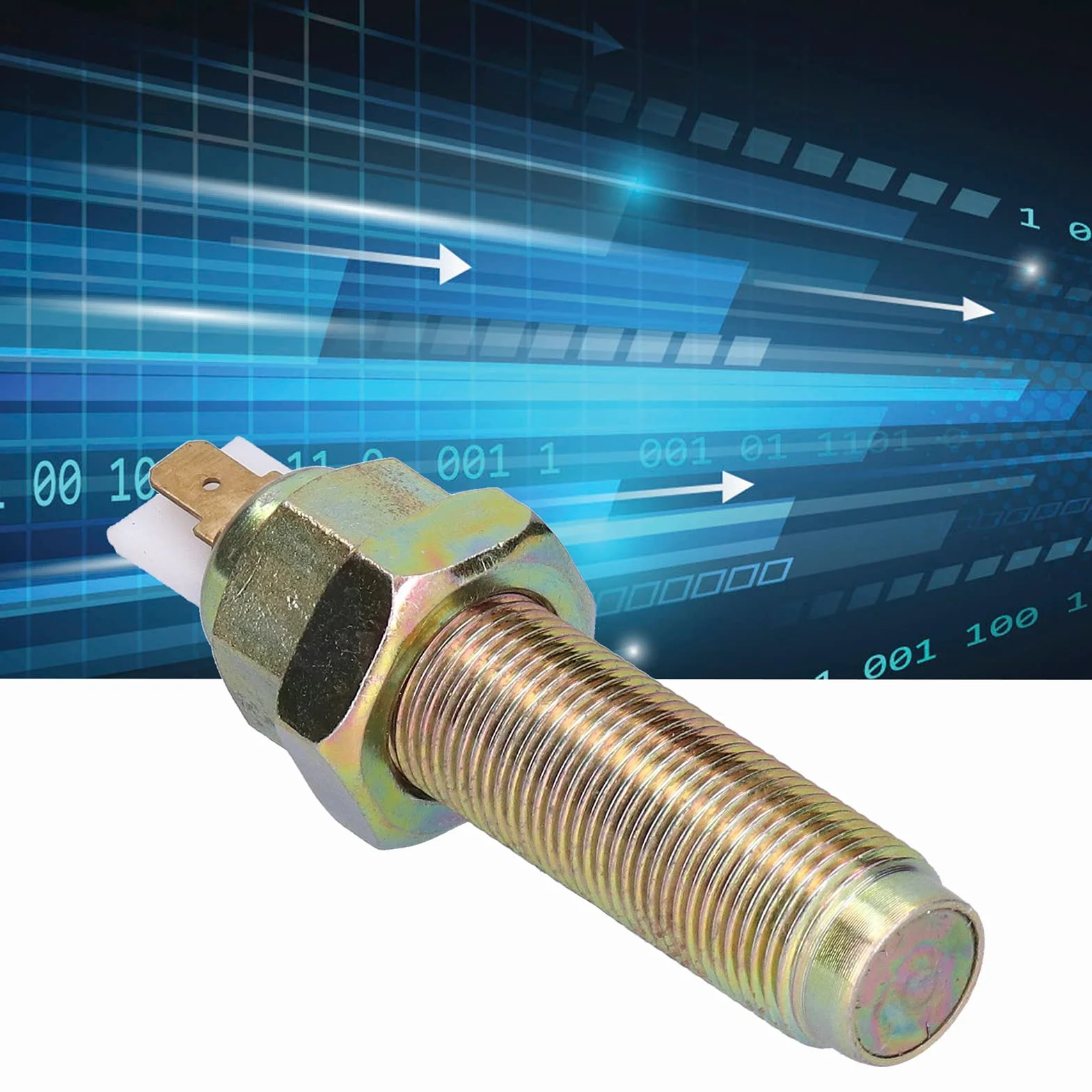 Sensor de Tacómetro 89 mm M18 Medidor de Rpm de Acero Inoxidable para Auto