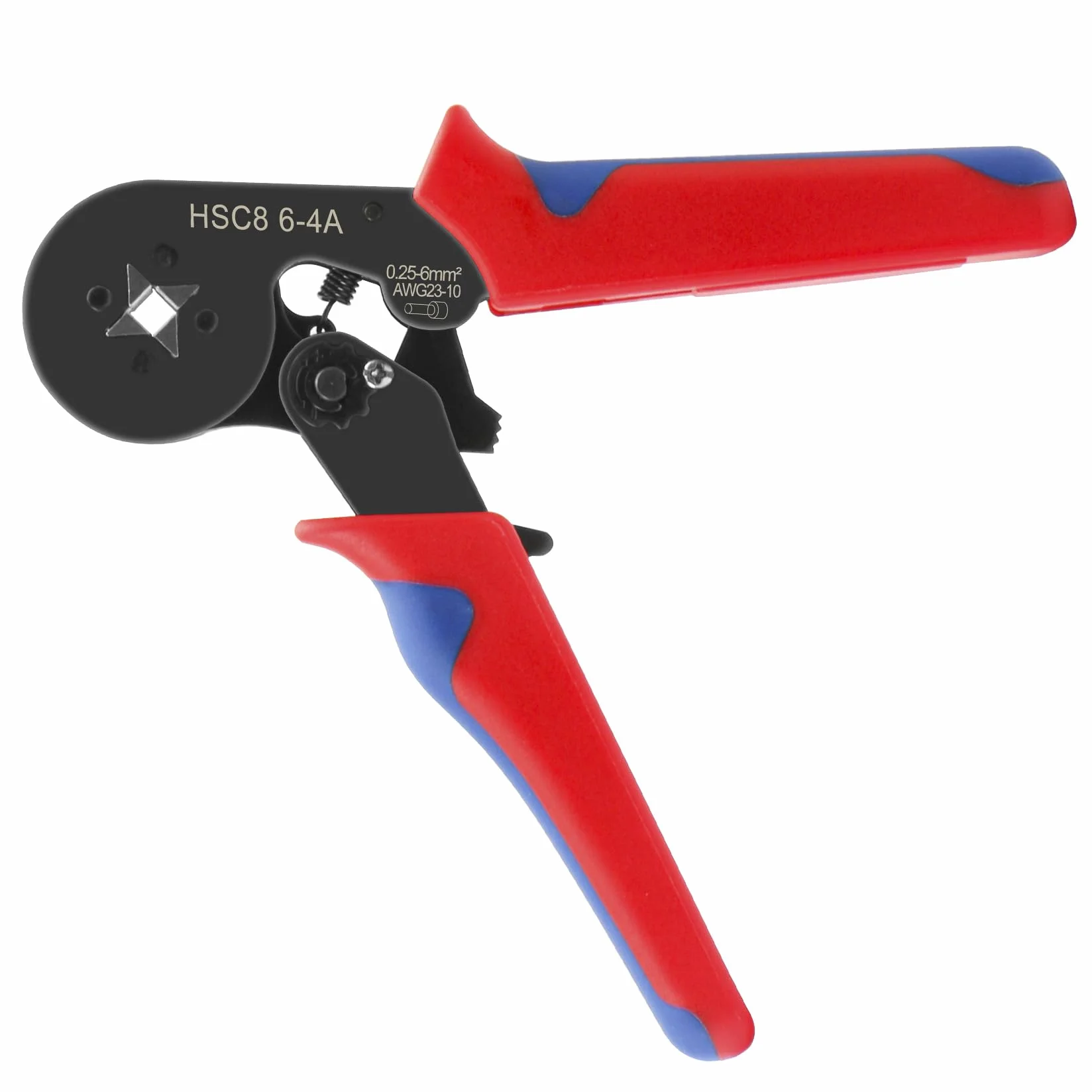 Heschen Crimpadora HSC8 6-4A autoajustable 0,25-6,0 mm² 23-10 AWG rojo