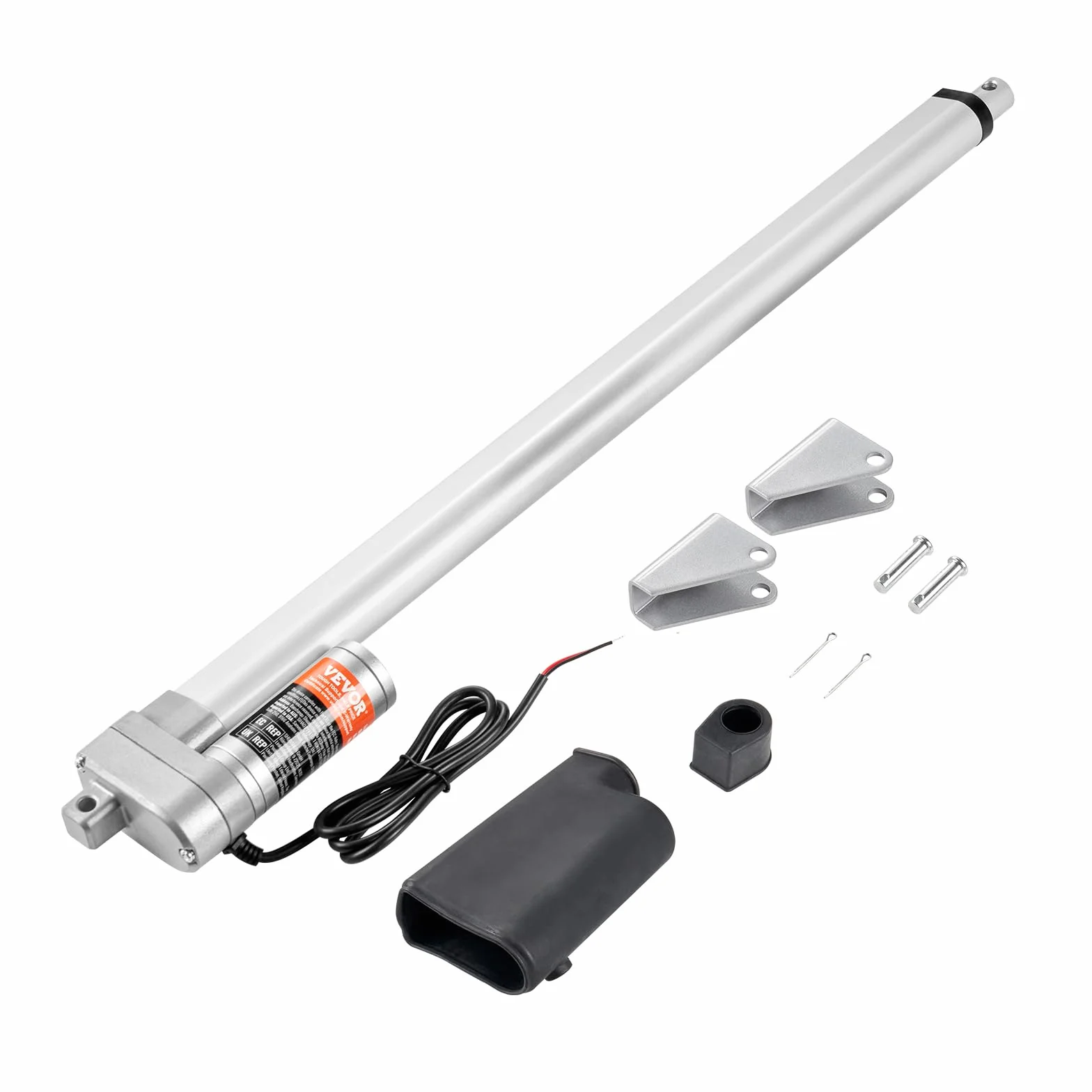 VEVOR Actuador Lineal 12V IP65 20 Pulgadas 660 Libras 3000 N 0.19 Pulgadas/s Impermeable