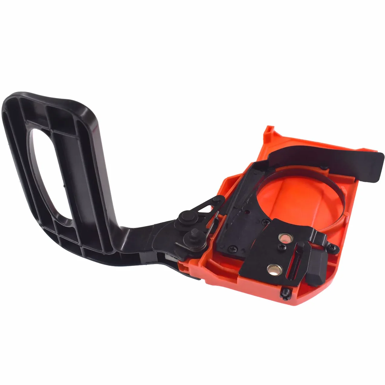Cubierta de Manija de Embrague Freno Compatible Motosierra 4500 5200 45Cc 52Cc 58Cc Negro Plástico