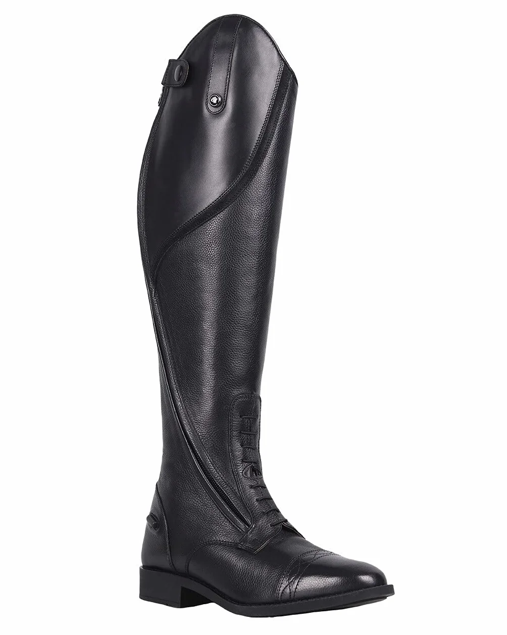 QHP Bota de montar Tamar Adulto ancha 42 Negro