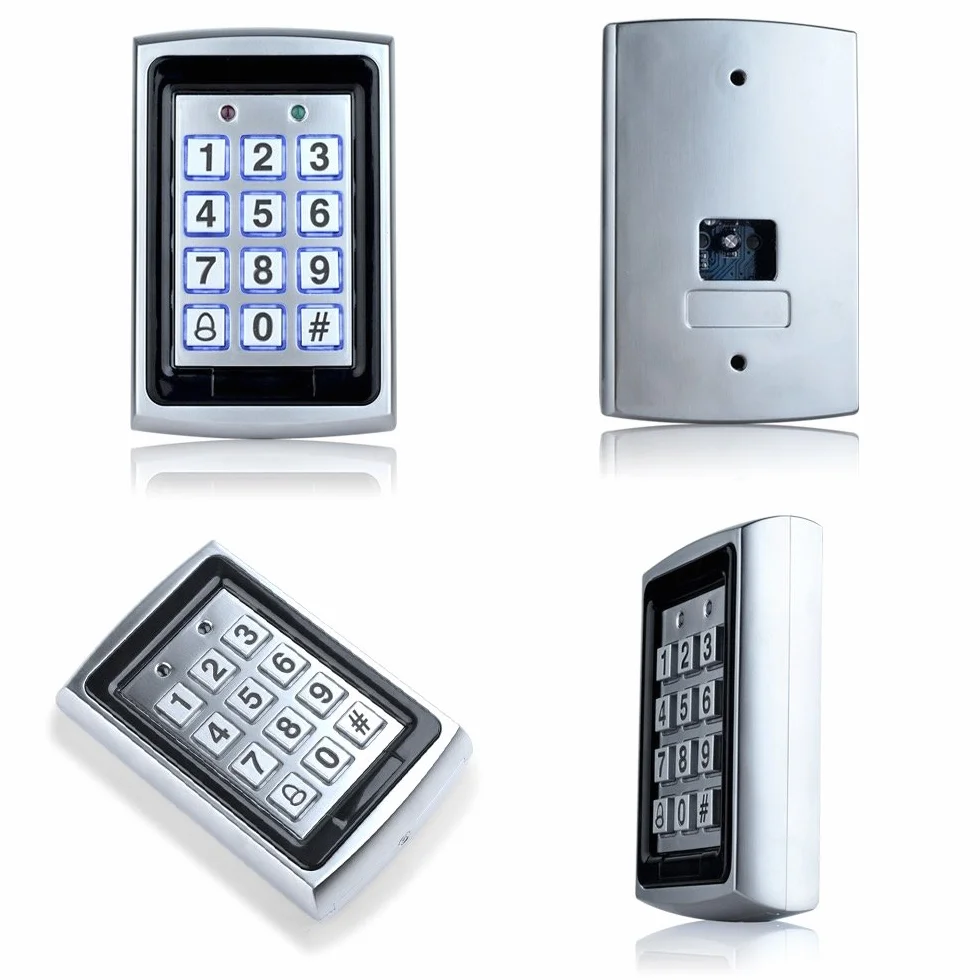 LIBO Controlador RFID de Control de Acceso Impermeable, 1000 Usuarios, 10 Llaves 125 KHz