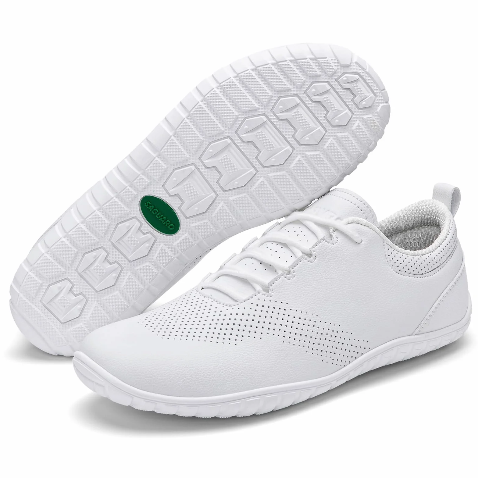 SAGUARO Zapatillas Barefoot Hombre, Calzado Minimalista Ligero con Puntera Ancha & Zero Drop para Caminar al Aire Libre Casual, Tallas 39-48