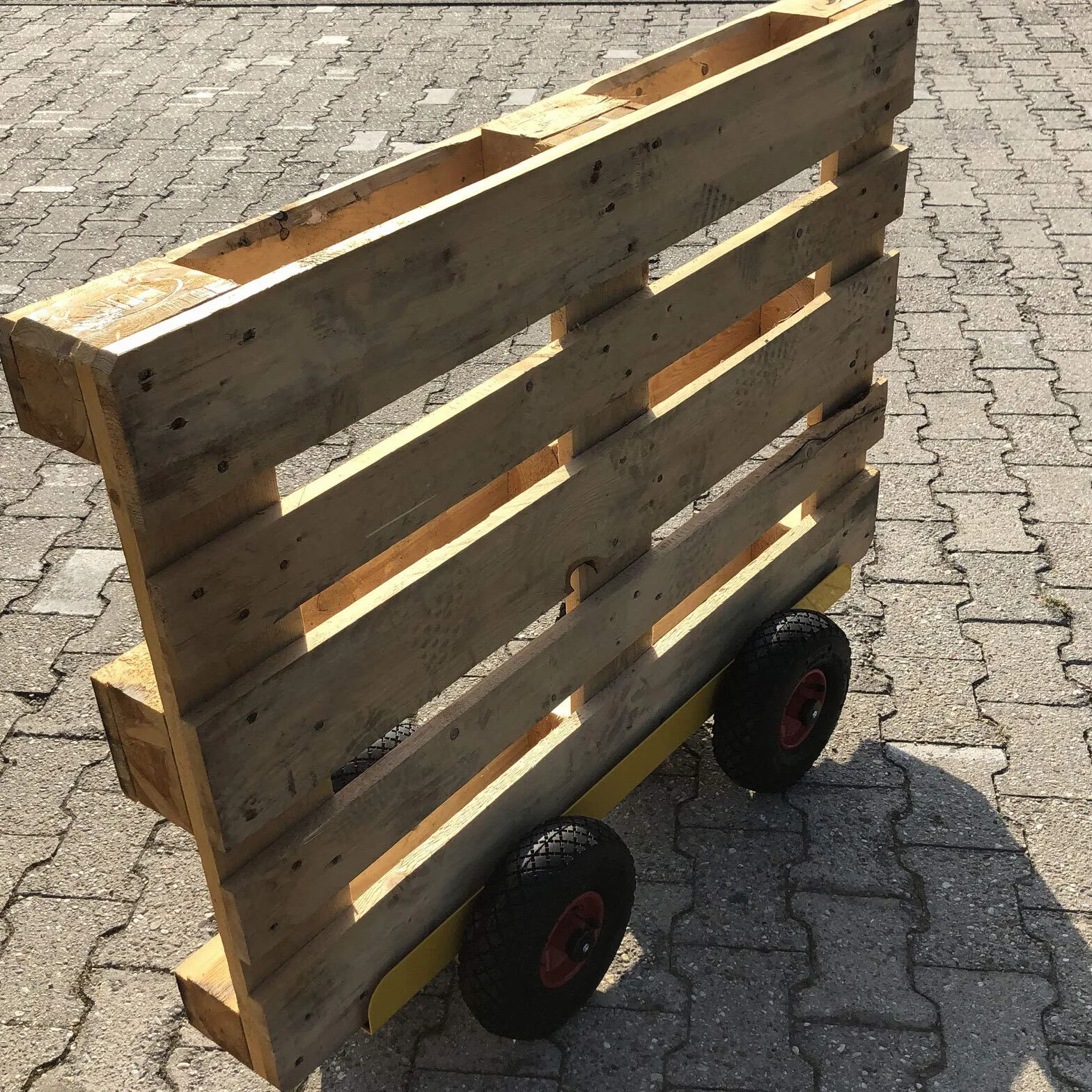 Ravendo Carro de placas 300 kg 98,5 cm 4 ruedas neumáticos de aire fabricado en Europa