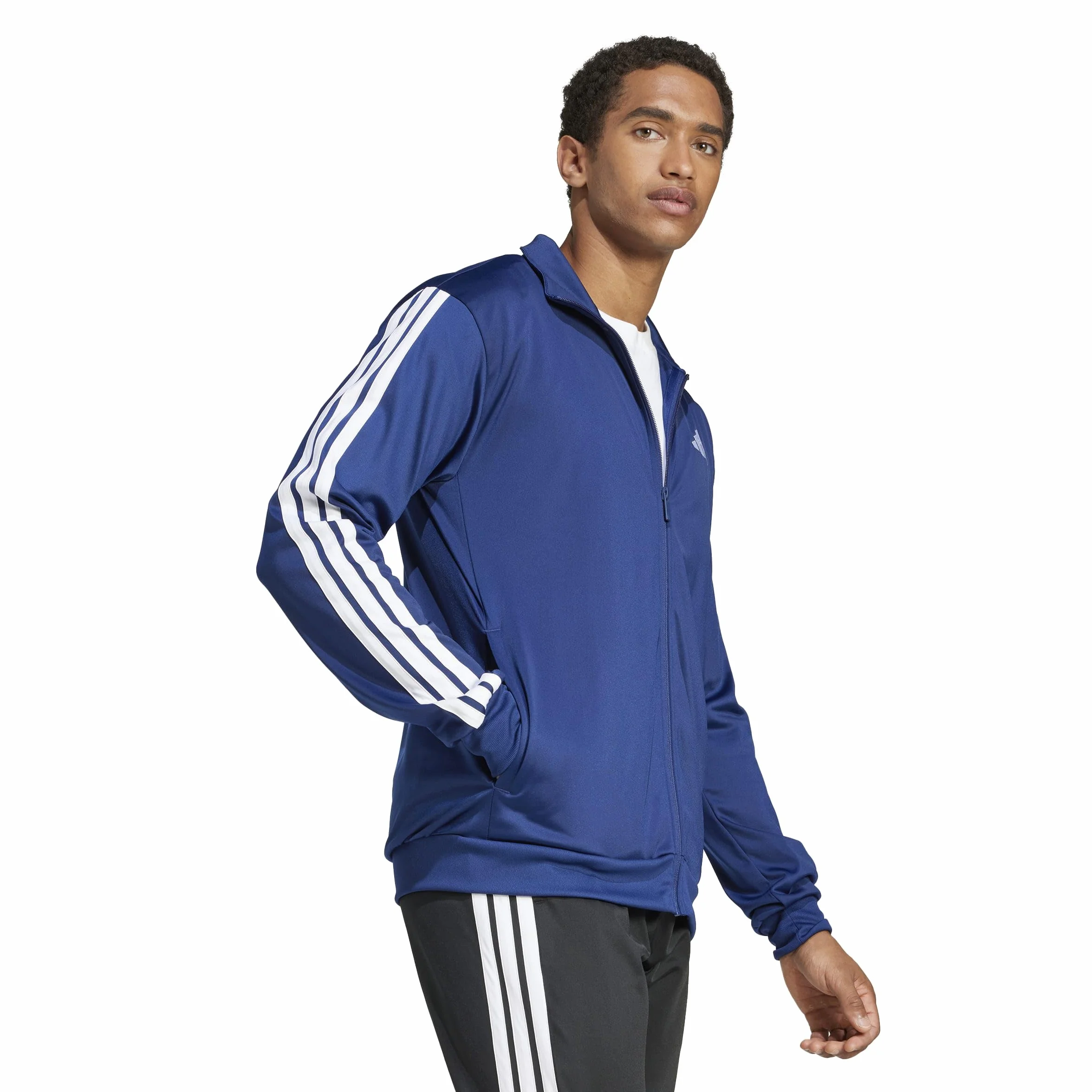 adidas Hombre 3 Stripes Tricot Regular Track Top