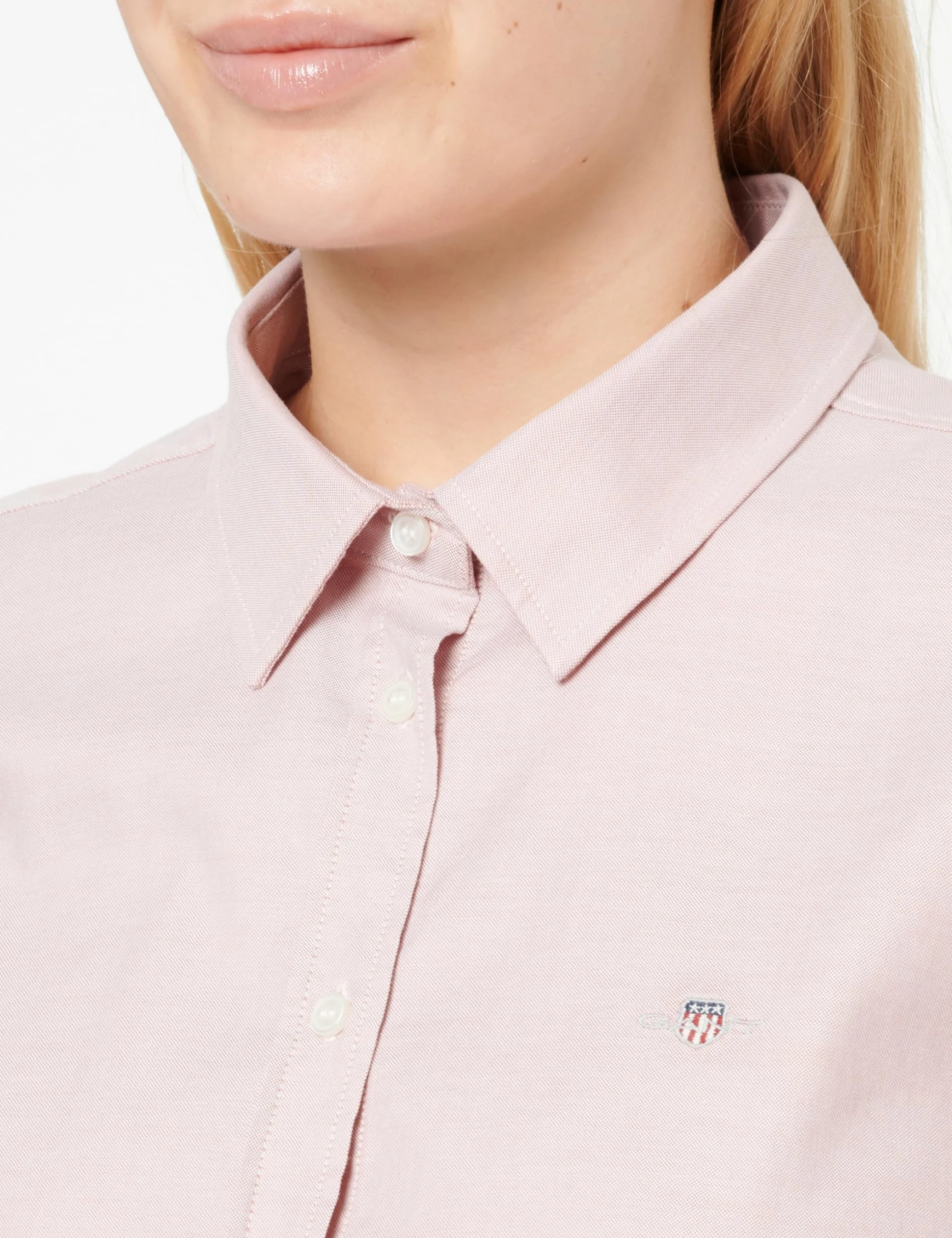 GANT Slim Stretch Oxford Shirt Camisa de Vestir Mujer (Pack de 1)