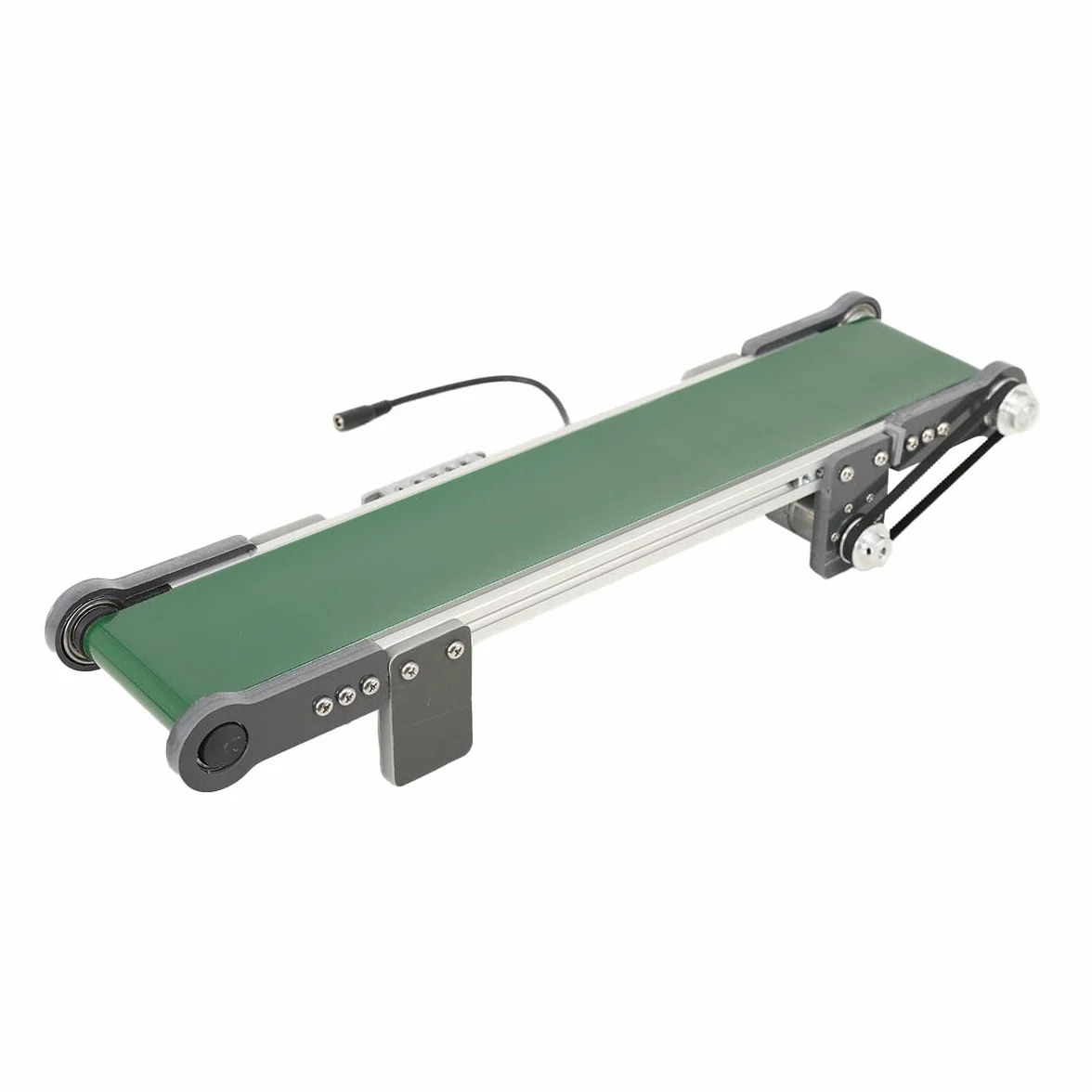 Mini Máquina Expendedora Transportadora 500x100mm, Pista de Banda Automática con Velocidad Ajustable 1.8-7.6cm/s