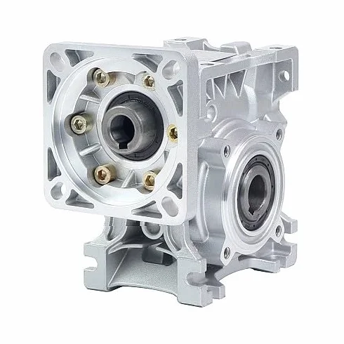 STEPPERONLINE Engranaje helicoidal 10:1 NMRVS40, 14 mm diámetro del eje de entrada