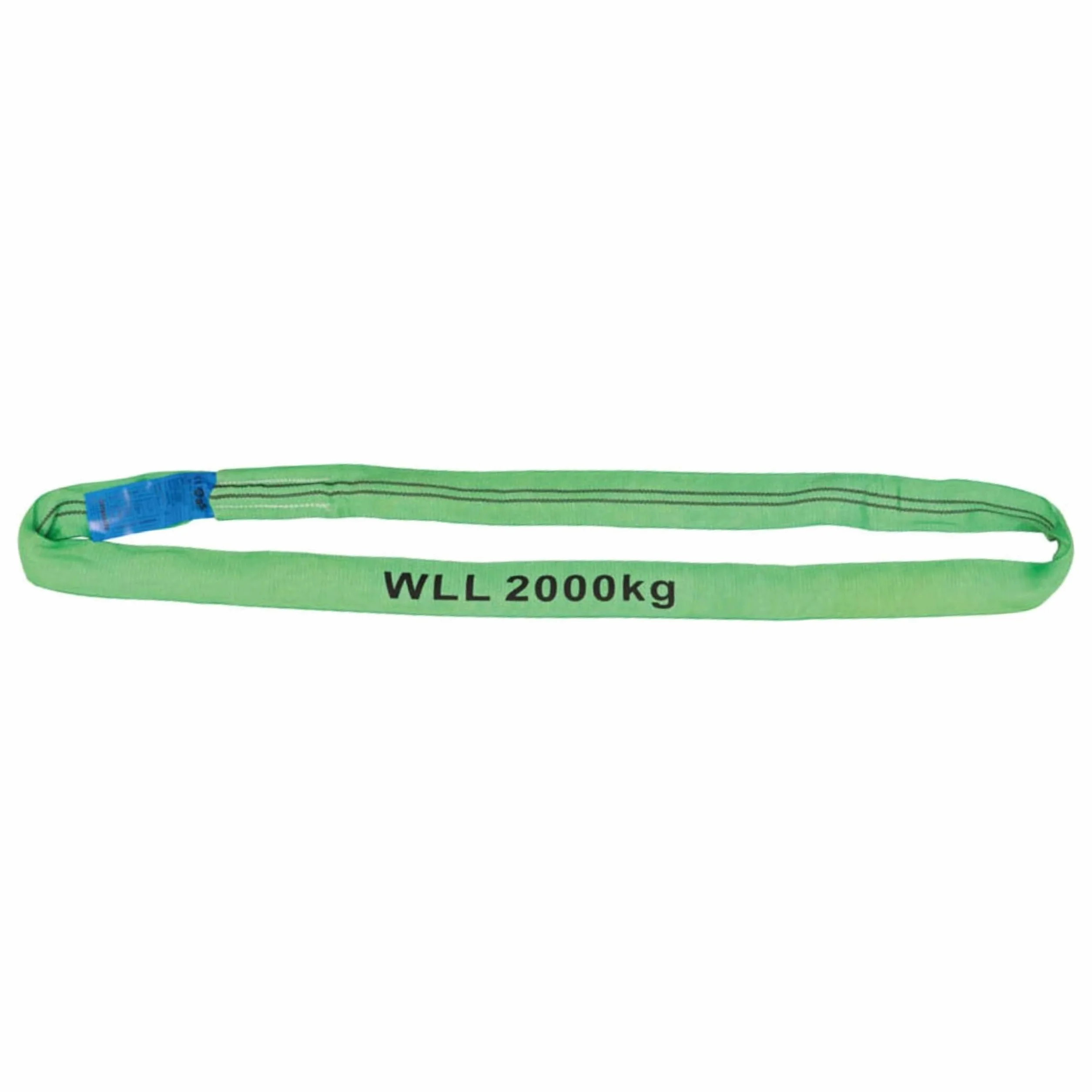PETEX WLL Eslinga redonda 2000 kg 2 m 4 m DIN EN 1492-2 verde