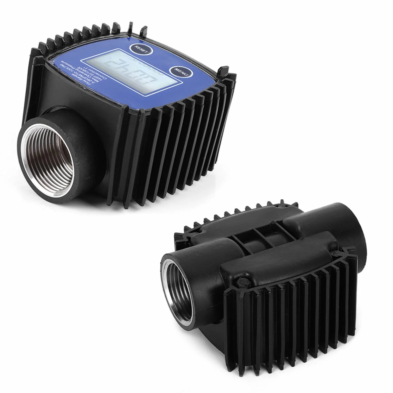 Medidor de Flujo Diesel de Alta Precisión, Caudalímetro Agua Rosca 1 Pulgada, Medidor Flujo Digital para Diésel Gasolina