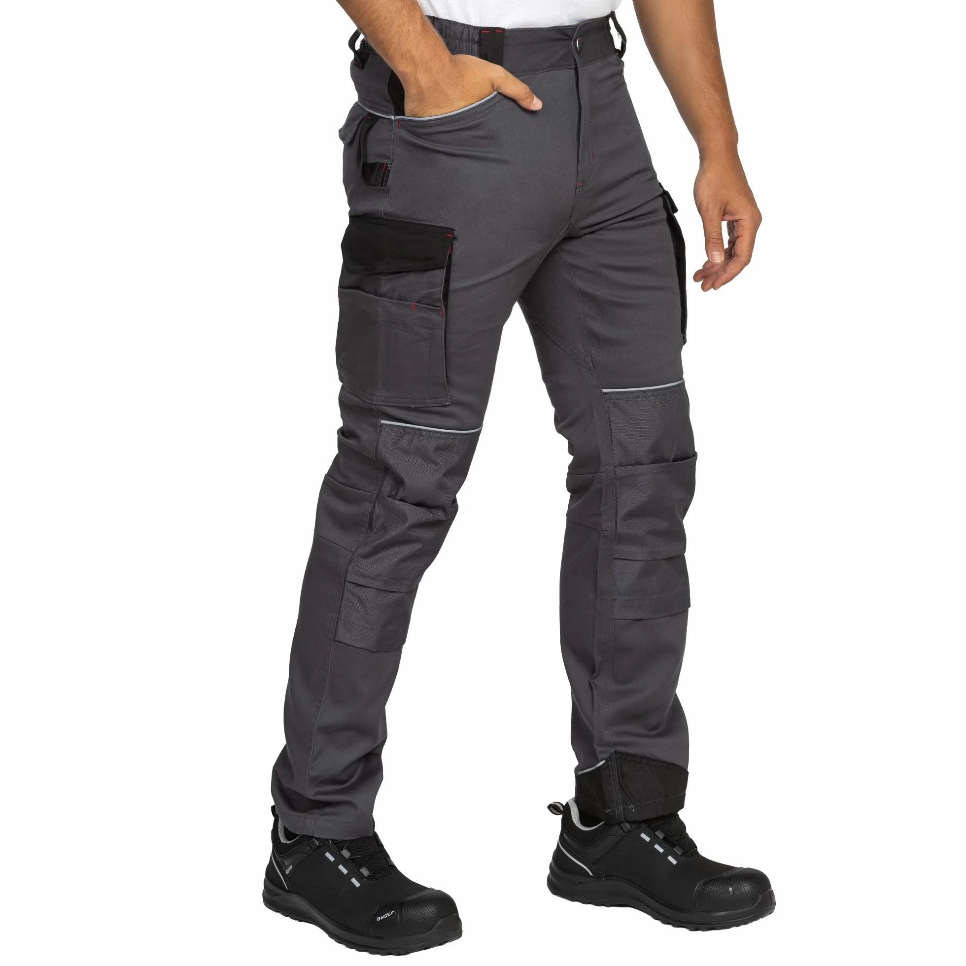 BWOLF Daytona Pantalones de Trabajo Hombre con Bolsillos