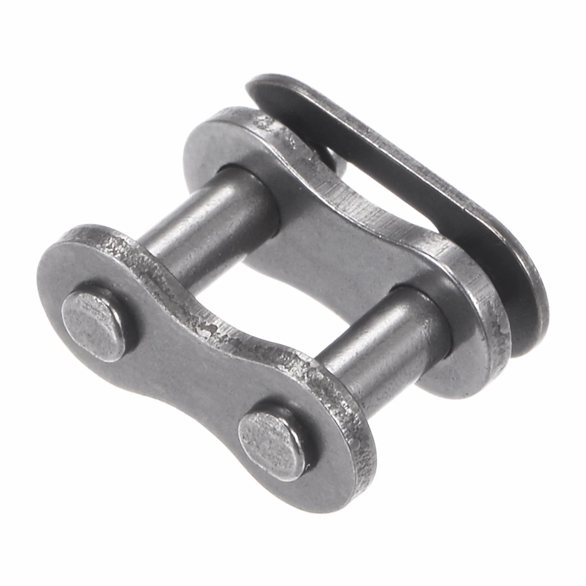 sourcing map 5uds #25 Cadena Maestro Conector Enlace Rodillo 1/4" Paso Carbono Acero para 04C Cadena