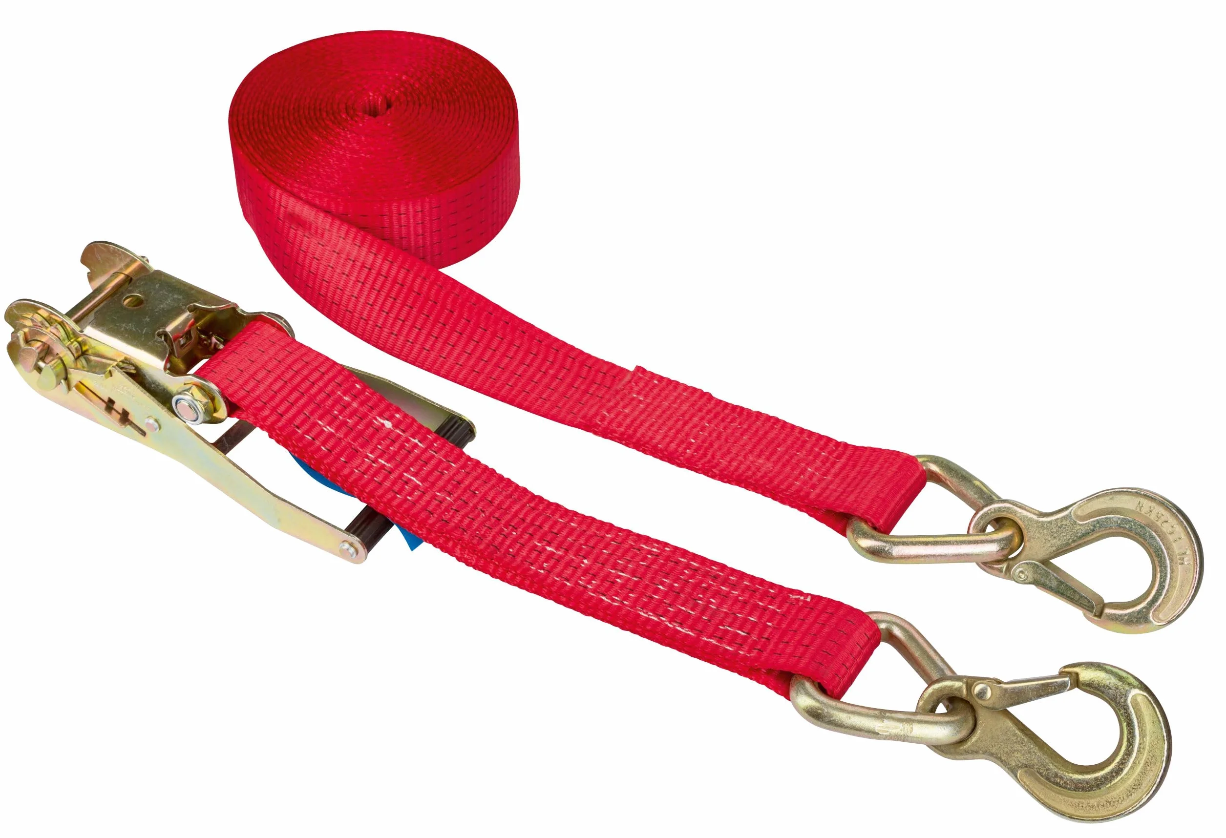 Kerbl trinquete Amarre ösenhaken 2 Piezas 50 mm 8 M 5000 kg Rojo