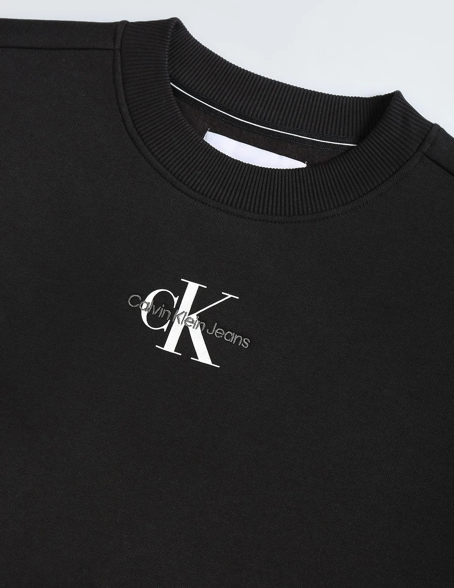 Calvin Klein Monologo Crew Neck J30j323434 Sudaderas Hombre (Pack de 1)