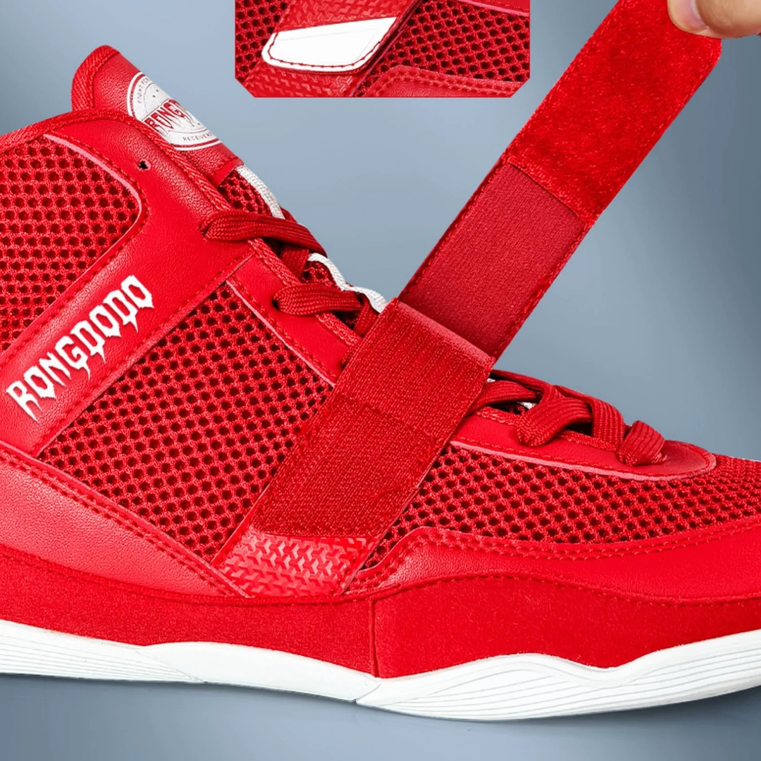 Hixingo Zapatos de Boxeo para Hombre Mujer 36-46, Zapatillas Boxeo Hombre Mujer Cons Uelas de Goma Antideslizantes Zapatillas Lucha Libre Ligero y Respirable
