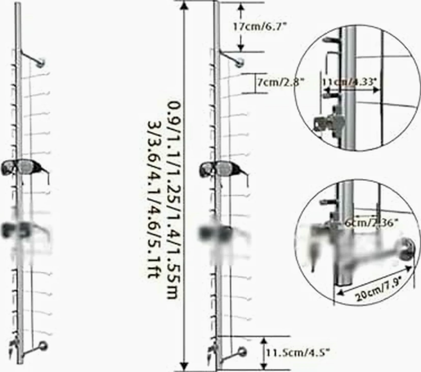 CNPRAZ Soporte de Pared para Gafas con Cerradura, Organizador Seguro para Colgar Gafas de Sol y Gafas, solución de Ahorro de Espacio para Tiendas minoristas y Uso doméstico