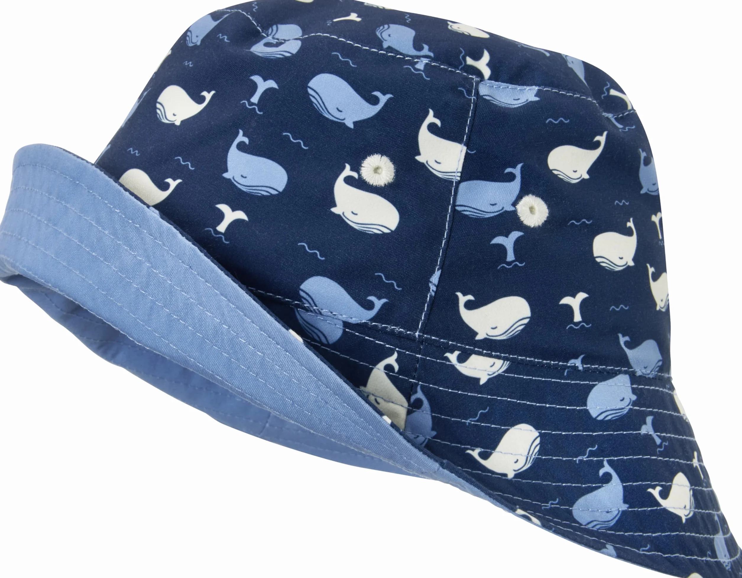 Playshoes Sombrero de protección UV, ballena, 51