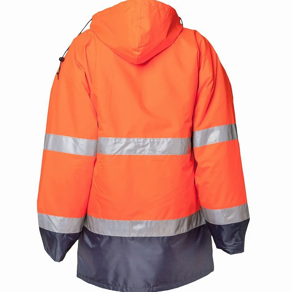 Planam 2056084 señalización – Parka talla 8 x l naranja/azul marino