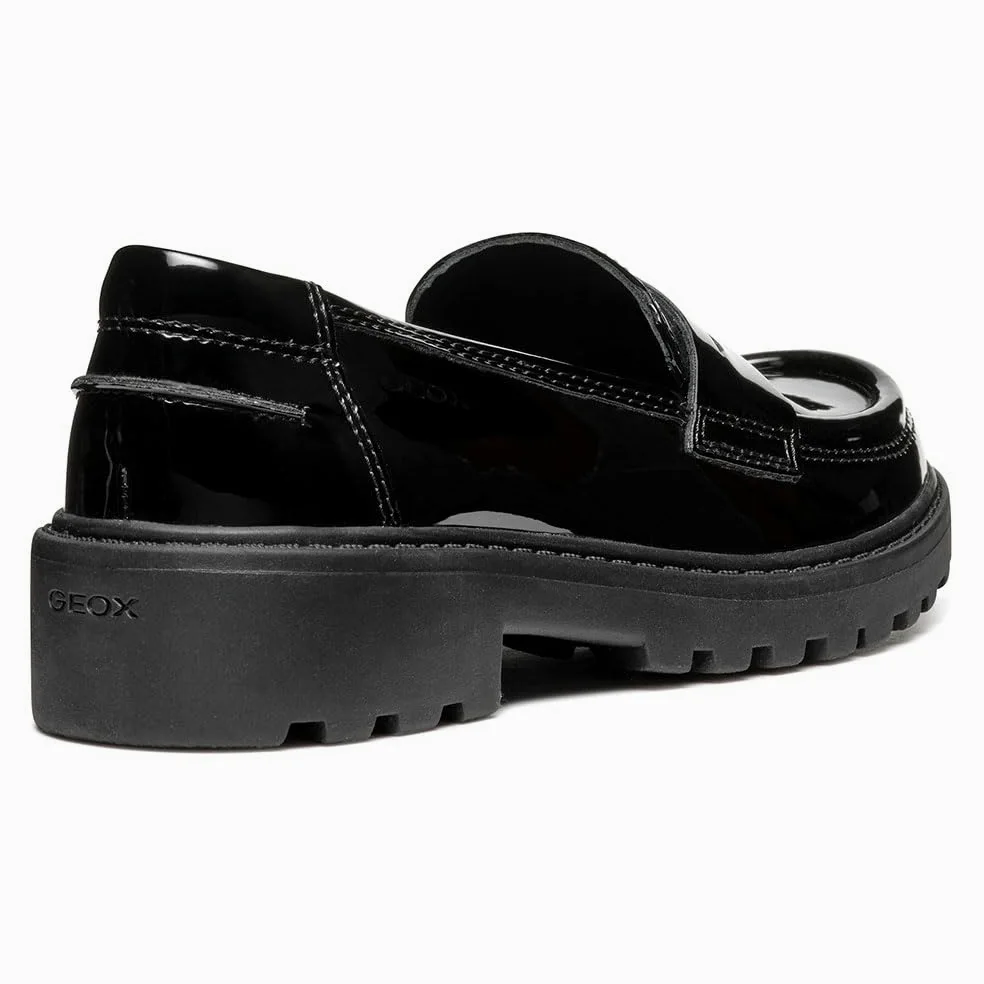 Geox J Casey Girl C Mocasín Niñas Black