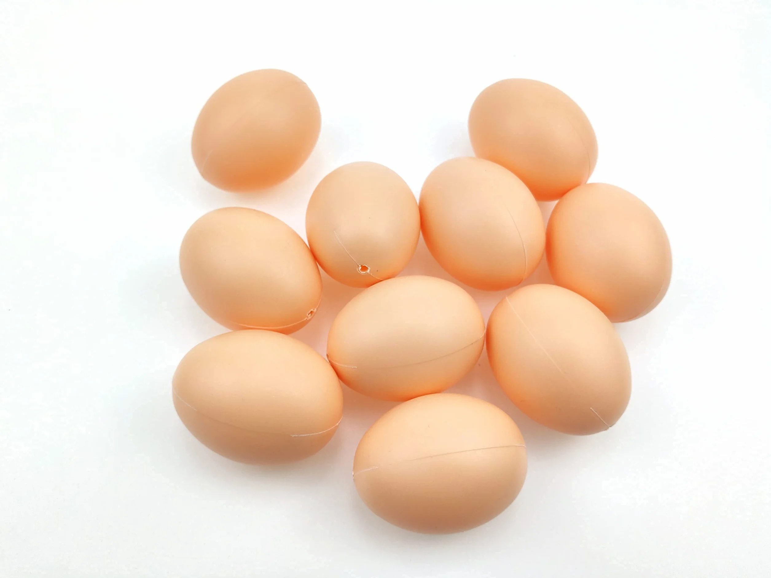 Huevos falsos 10 huevos de gallina simulados herramienta agrícola aves de corral maniquí nido plástico