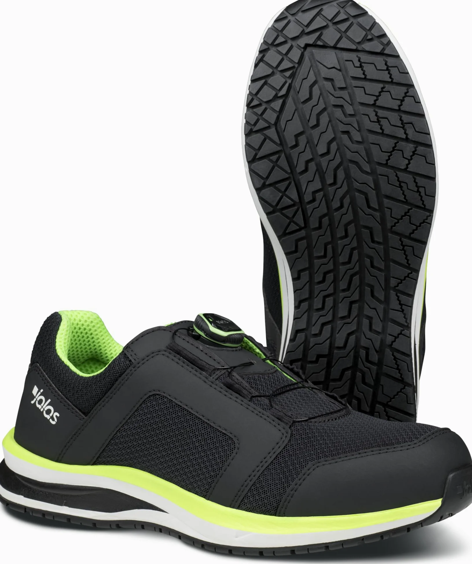 Jalas Tempus - Tenis de trabajo de seguridad con BOA para mujer, tenis con punta de acero, S1, antiestáticos y antideslizantes con excelente comodidad