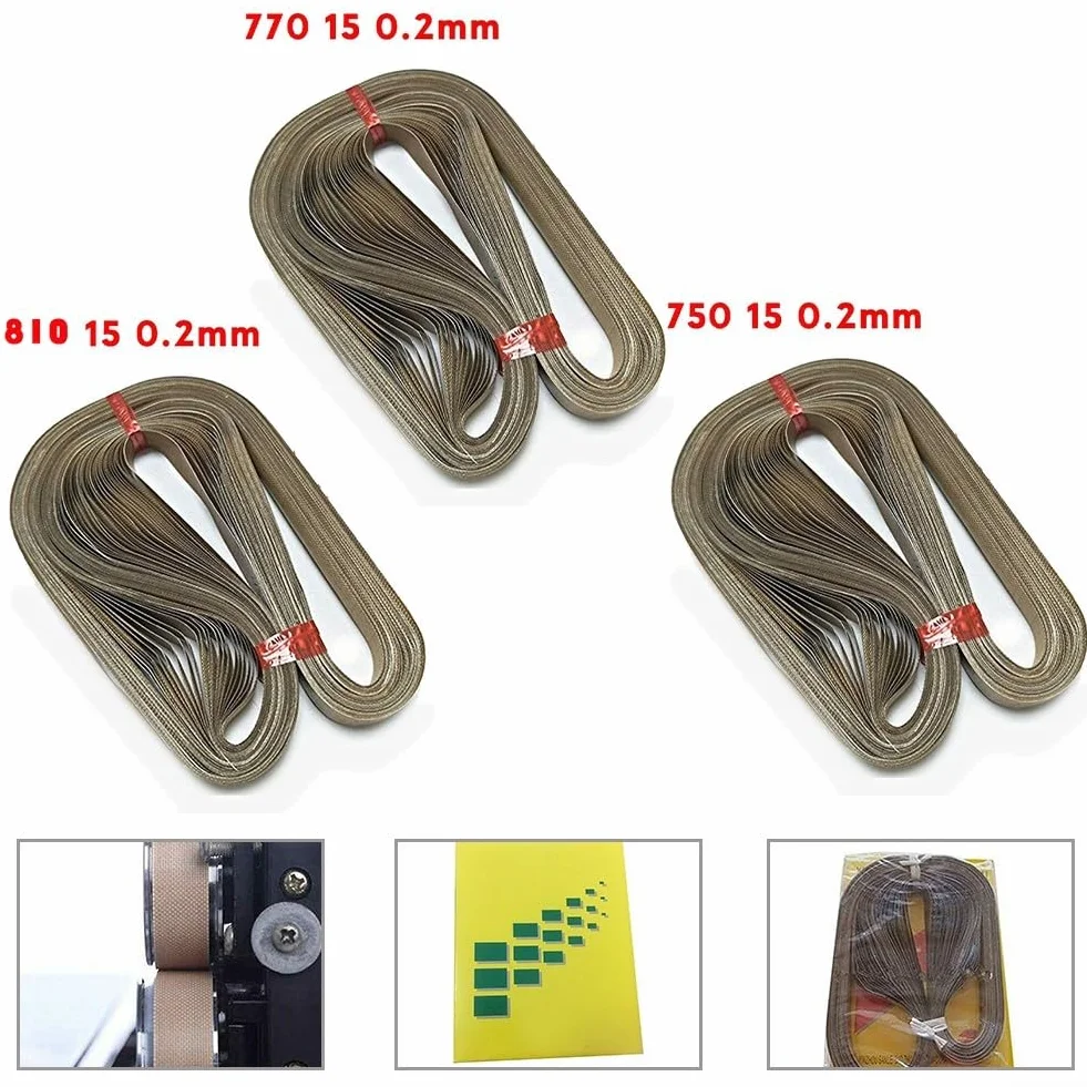 Bandas transportadoras de repuesto PTFE FR770 FR900 770x15 mm