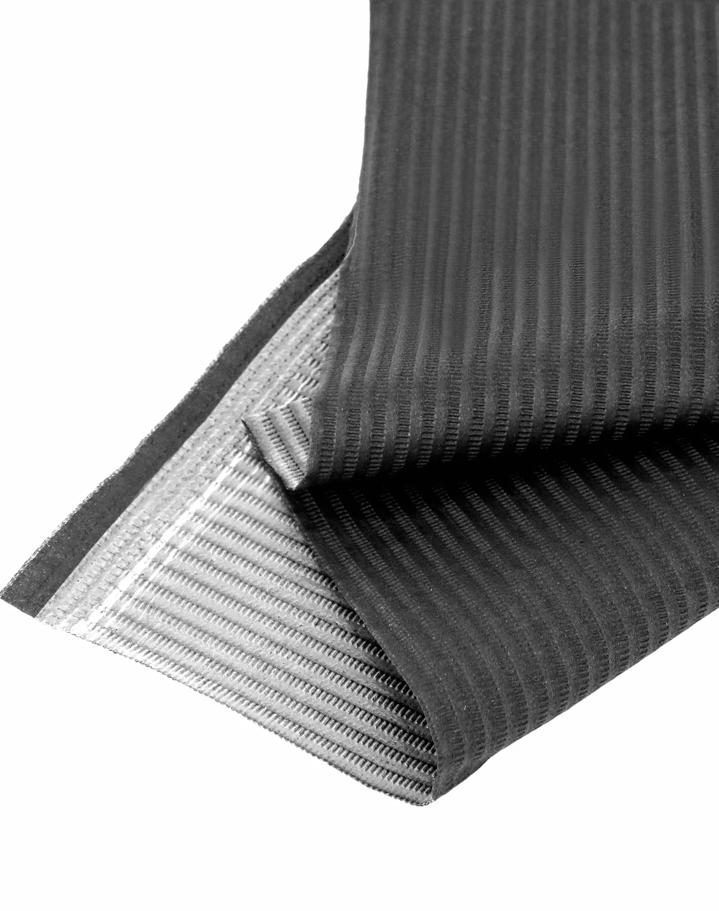 QWORK Baberos Desechables Impermeables 125 Piezas 33x45 cm 3 Capas Negros