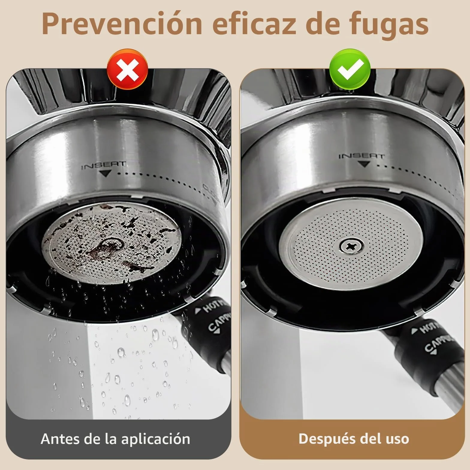 Junta tórica Philips Saeco 30 piezas juntas estanqueidad grupo infusor cepillo limpieza recambios cafetera automática