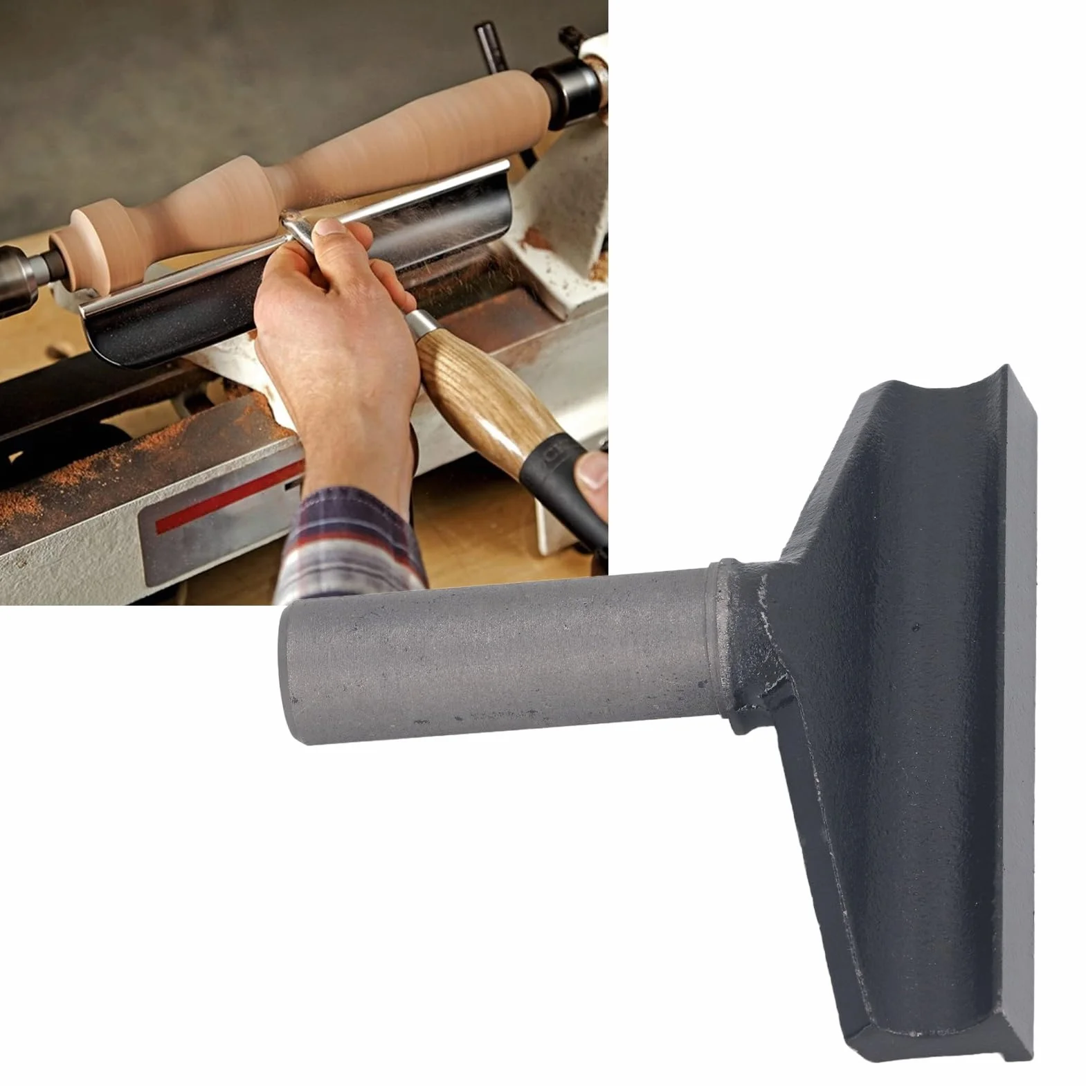 Soporte para Herramientas de Torno 6 Pulgadas Acero de Aleación de Hierro Fundido