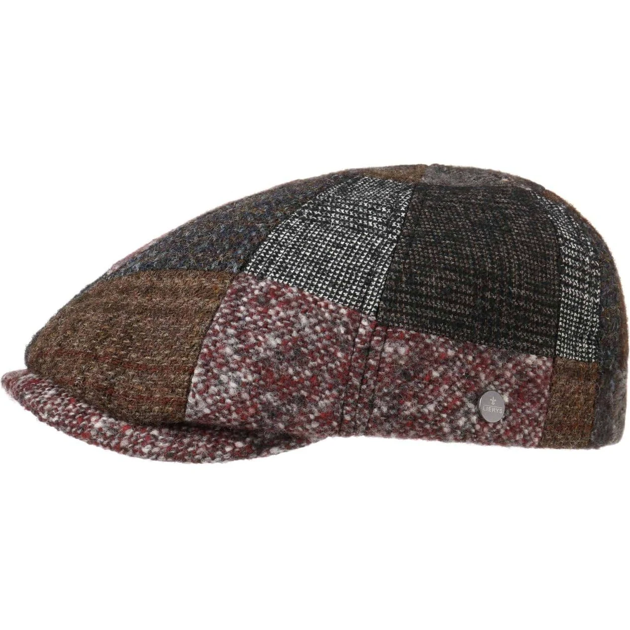 Lierys Delico Gorra Newsboy Patchwork Hecho en UE Unisex Otono Invierno