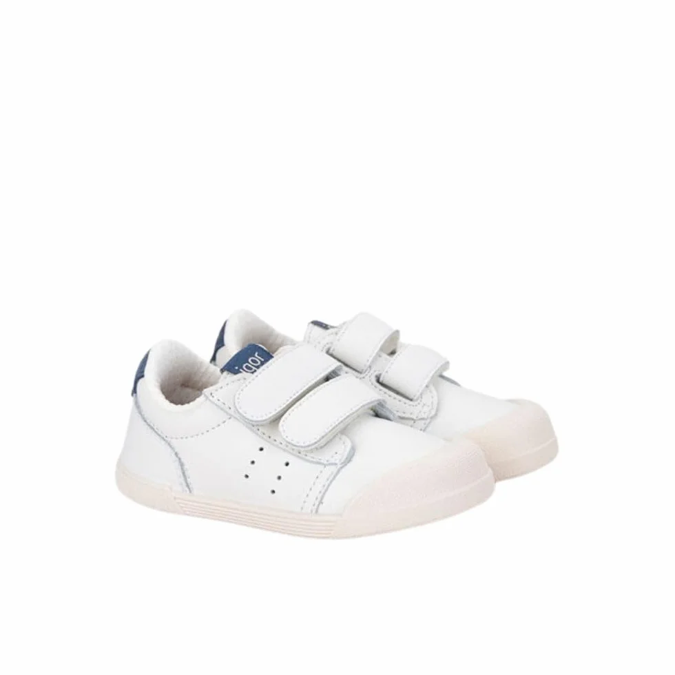 IGOR Deportivo Tennis Cierre VELCROS Blanco-Jeans W10325-050