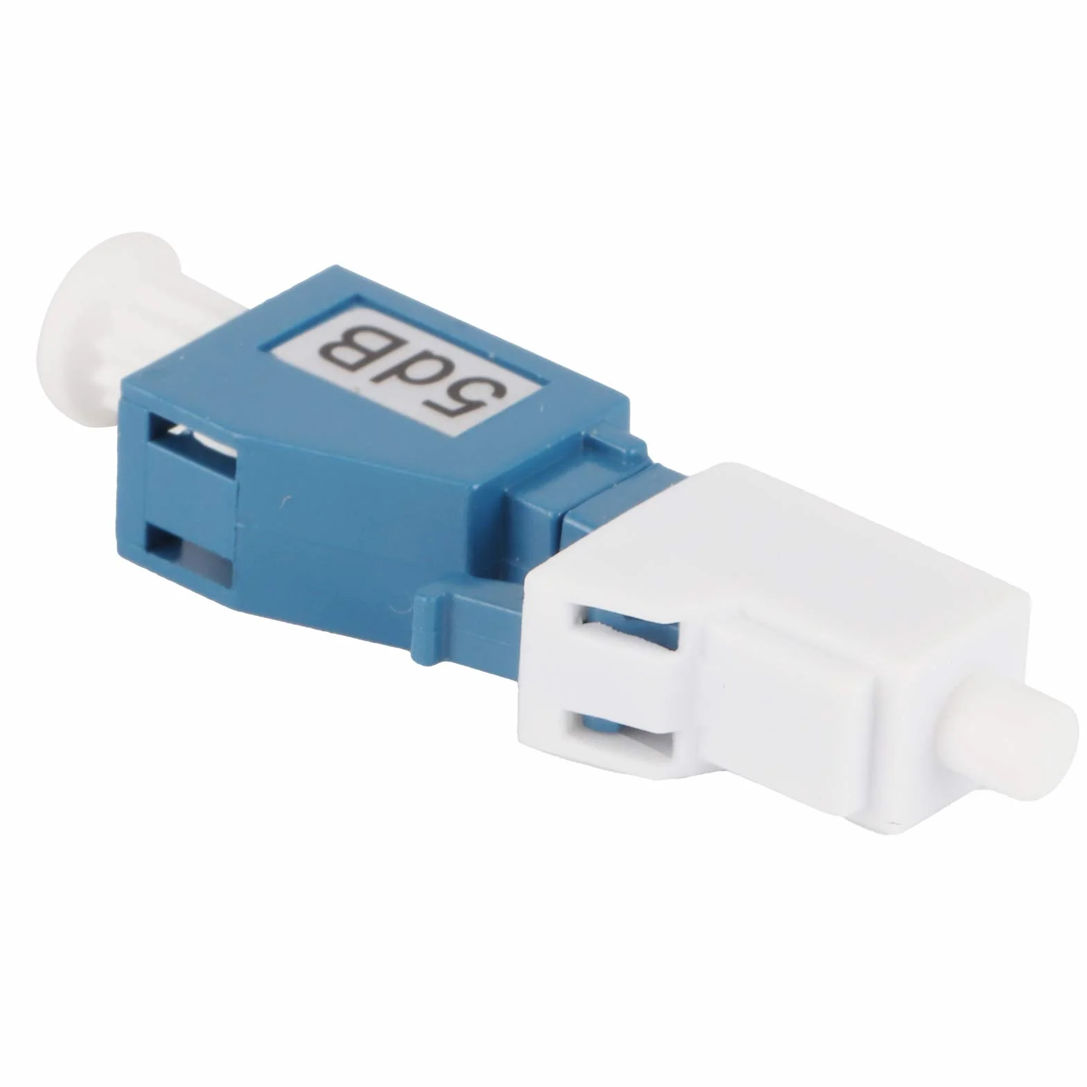Garosa Atenuador de Fibra Óptica Monomodo LC/UPC 5dB Conector Macho Hembra ABS Cerámica Acero Inoxidable
