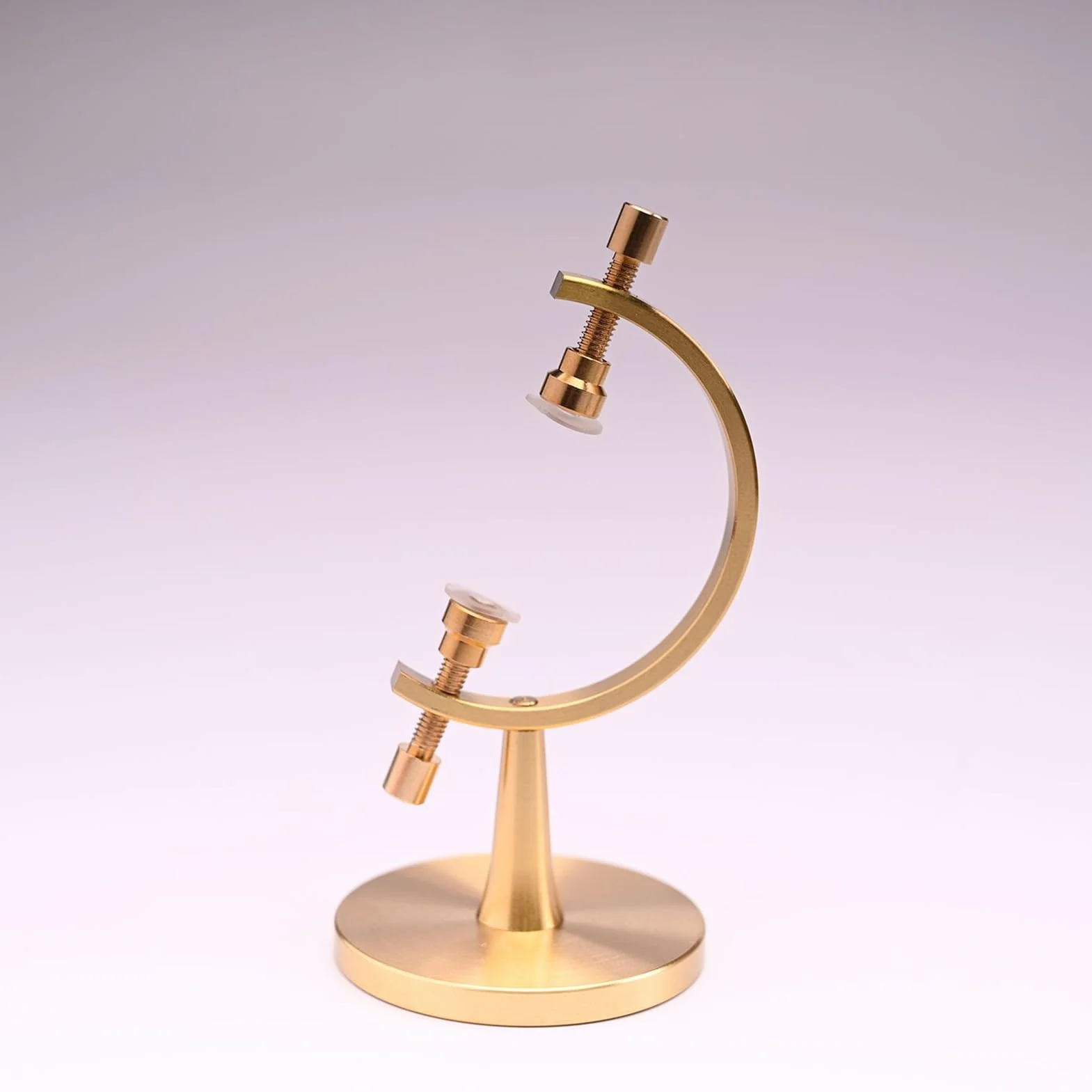 Expositor ajustable para minerales con clip acolchado, soporte de muestras fósiles piedras preciosas