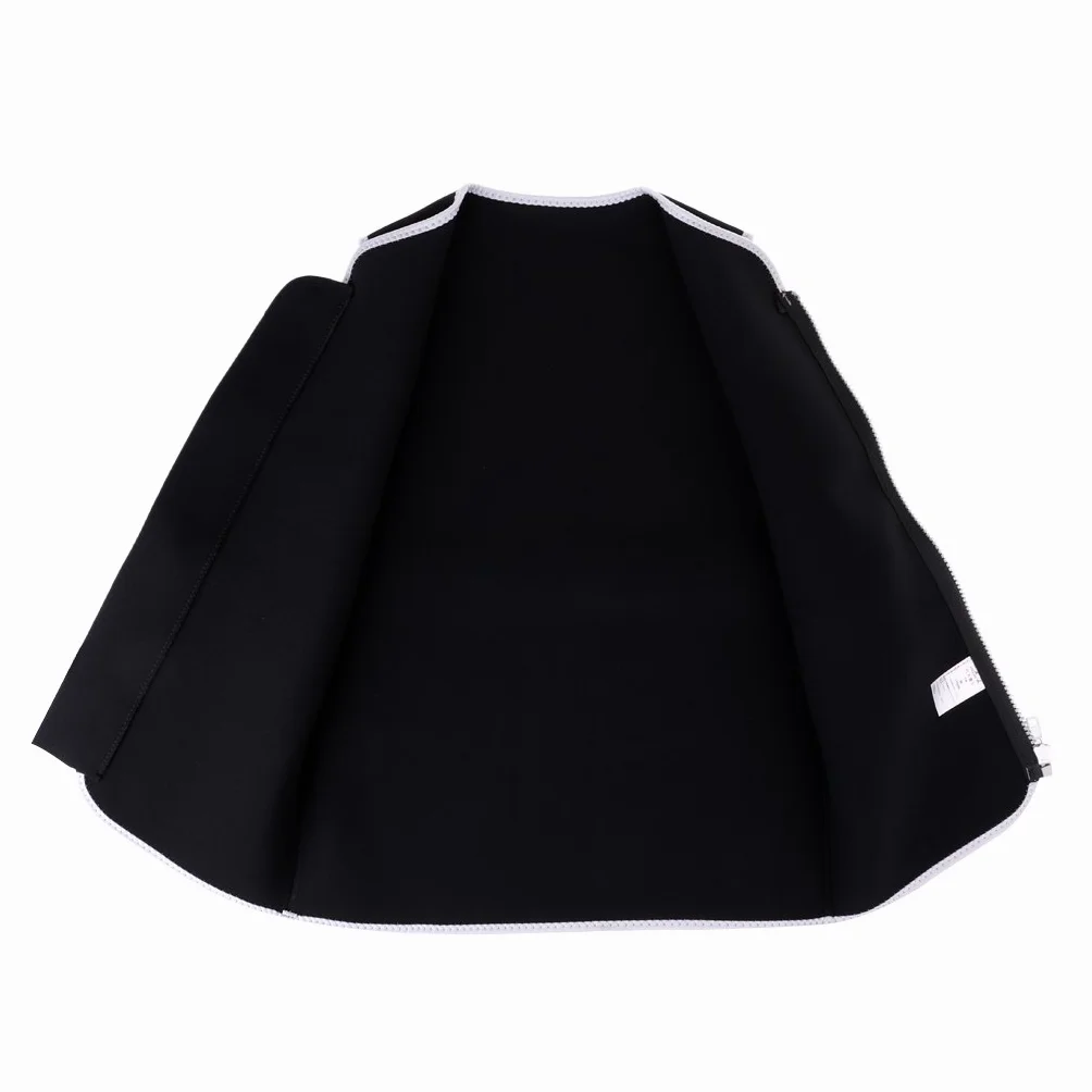 SM SunniMix Chaleco de Neopreno con Cremallera Delantera de Neopreno de 3 Mm para Hombre, para Buceo, Surf, Kayak de, Negro, XXL