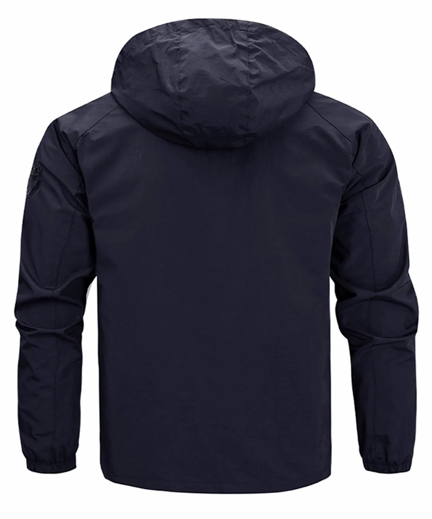 Chaqueta al Aire Libre para Hombres Chaqueta de senderismo Impermeable Ligeras chaqueta de entretiempo primavera otoñoCortavientos Cazadoras Deportiva Abrigo Antiviento Aire Libre softshell