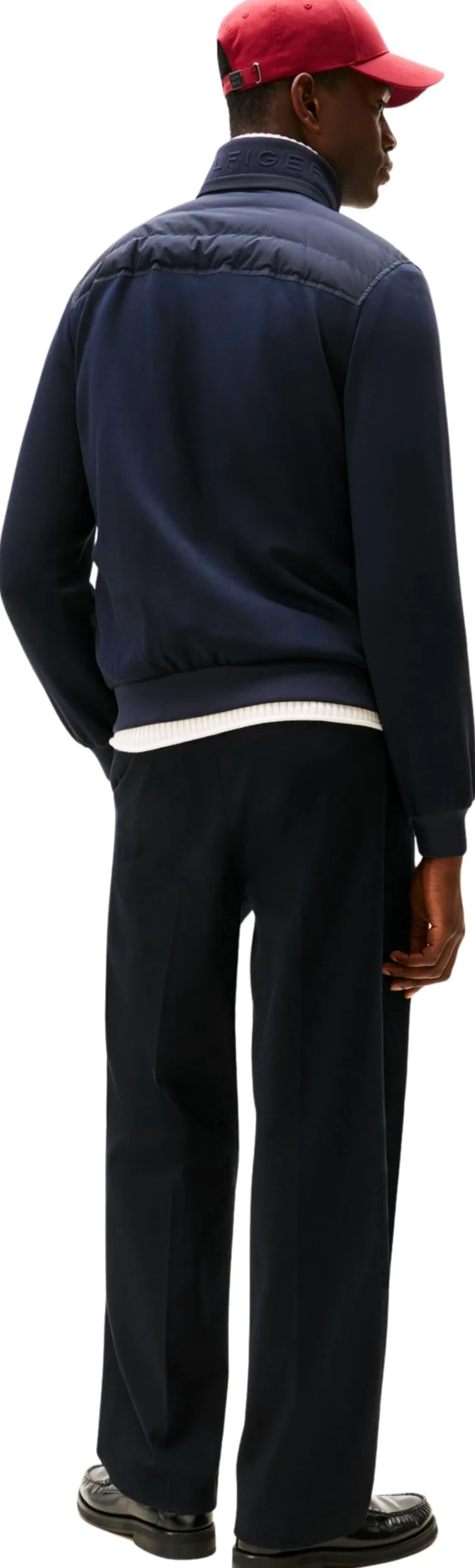 Tommy Hilfiger Mix Media Hooded Zip Through Mw0mw32669 Sudadera con Capucha y Cremallera Hombre (Pack de 1)