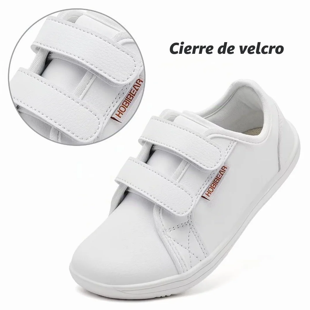HOBIBEAR Kids Calzado Descalzo Ancho para niños niñas Outdoor Trail Running Minimalist Walking Ligeras Flexibles de Trail Shoes