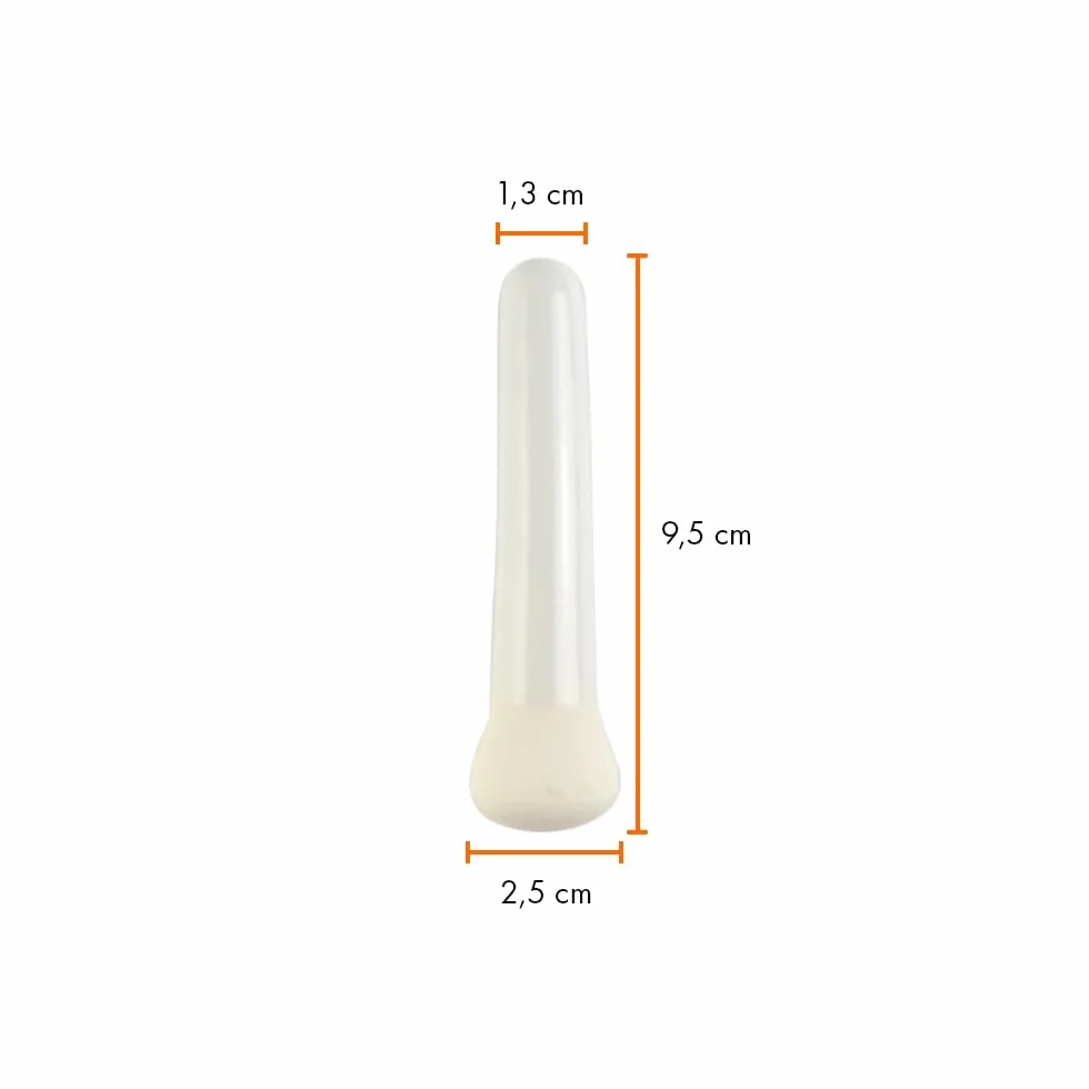 Mortero con Mano 60 ml Porcelana Laboratorio KENZIUM