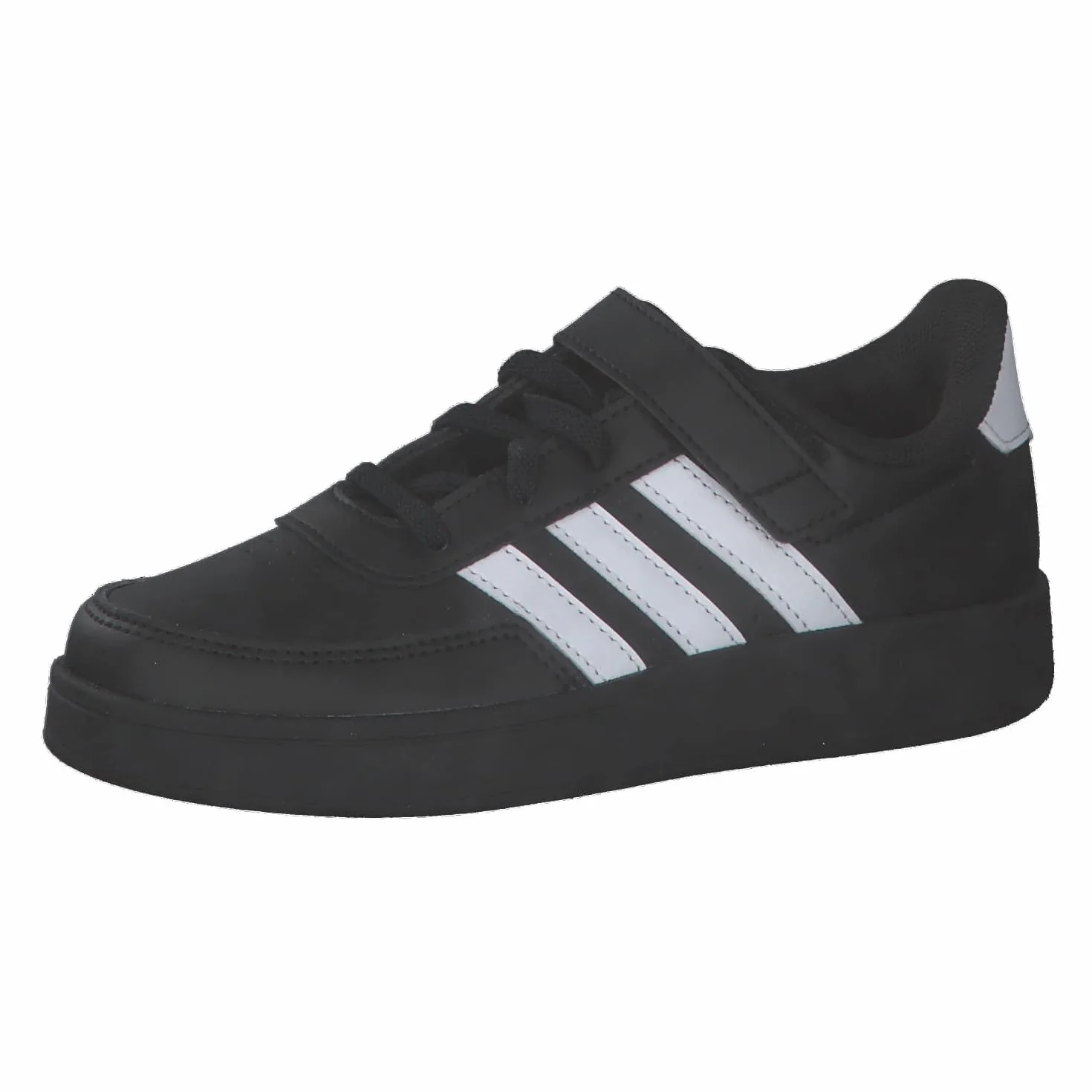 Adidas Breaknet Lifestyle Court Elastic Lace Top Strap Shoes, core black/Cloud white/Cloud white, 30 EU