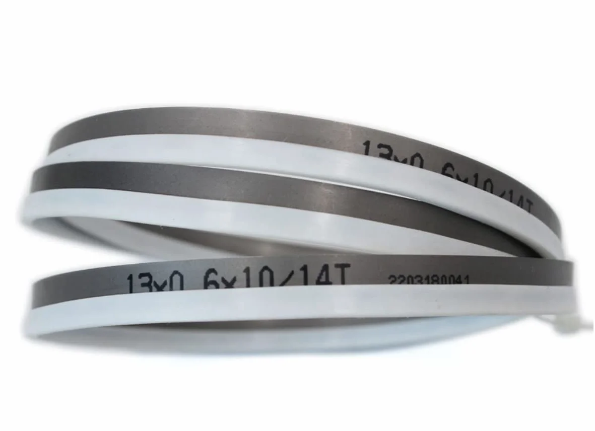 Hojas de sierra de cinta M42 bimetálicas 8" 9" 10" 12" 1/2" 14 Tpi 1400mm para madera dura y metal